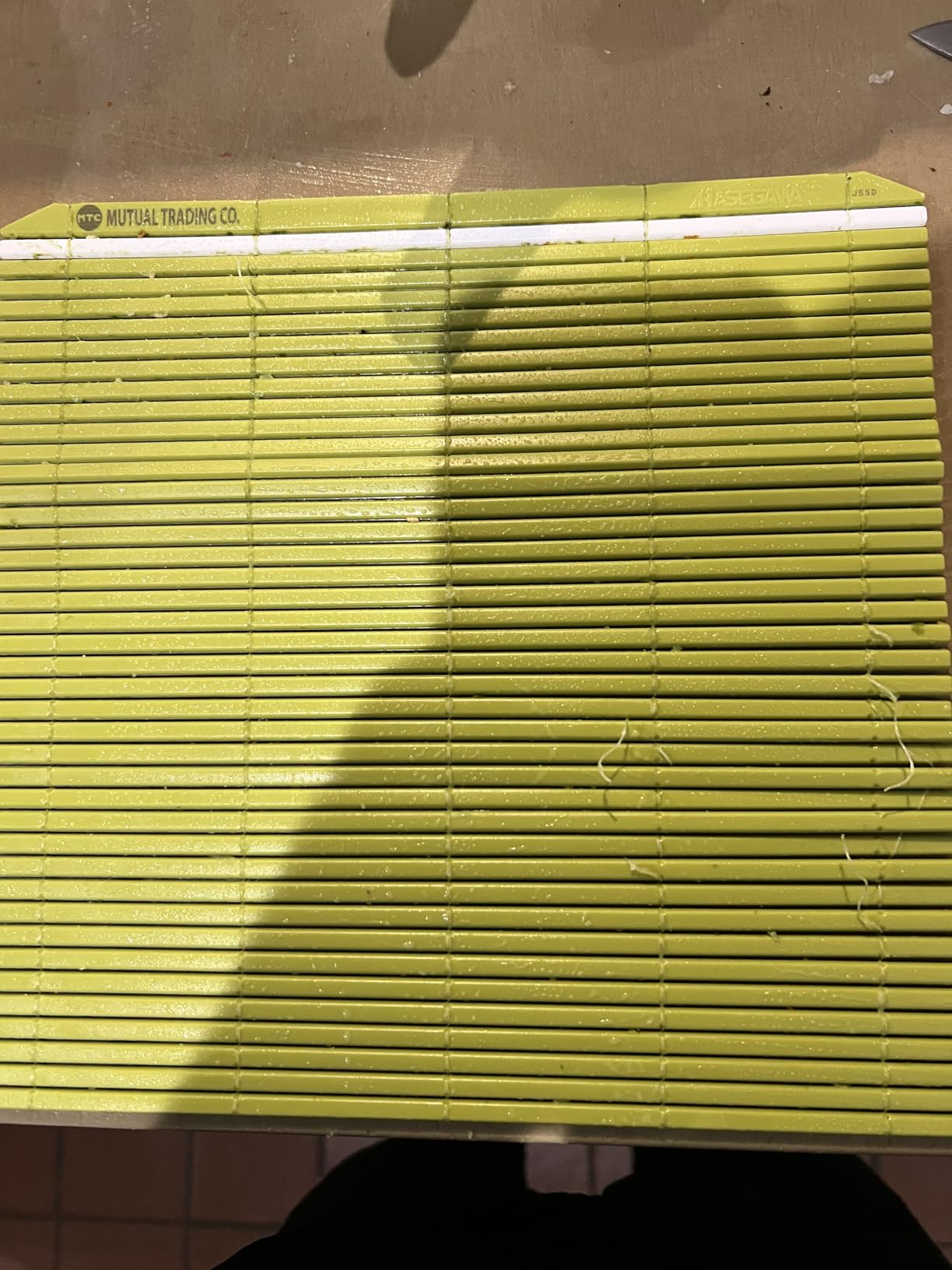 Hasegawa 10 x 9.5 Inch Plastic Green Makisu/Sushi Rolling Mat customer photo 1