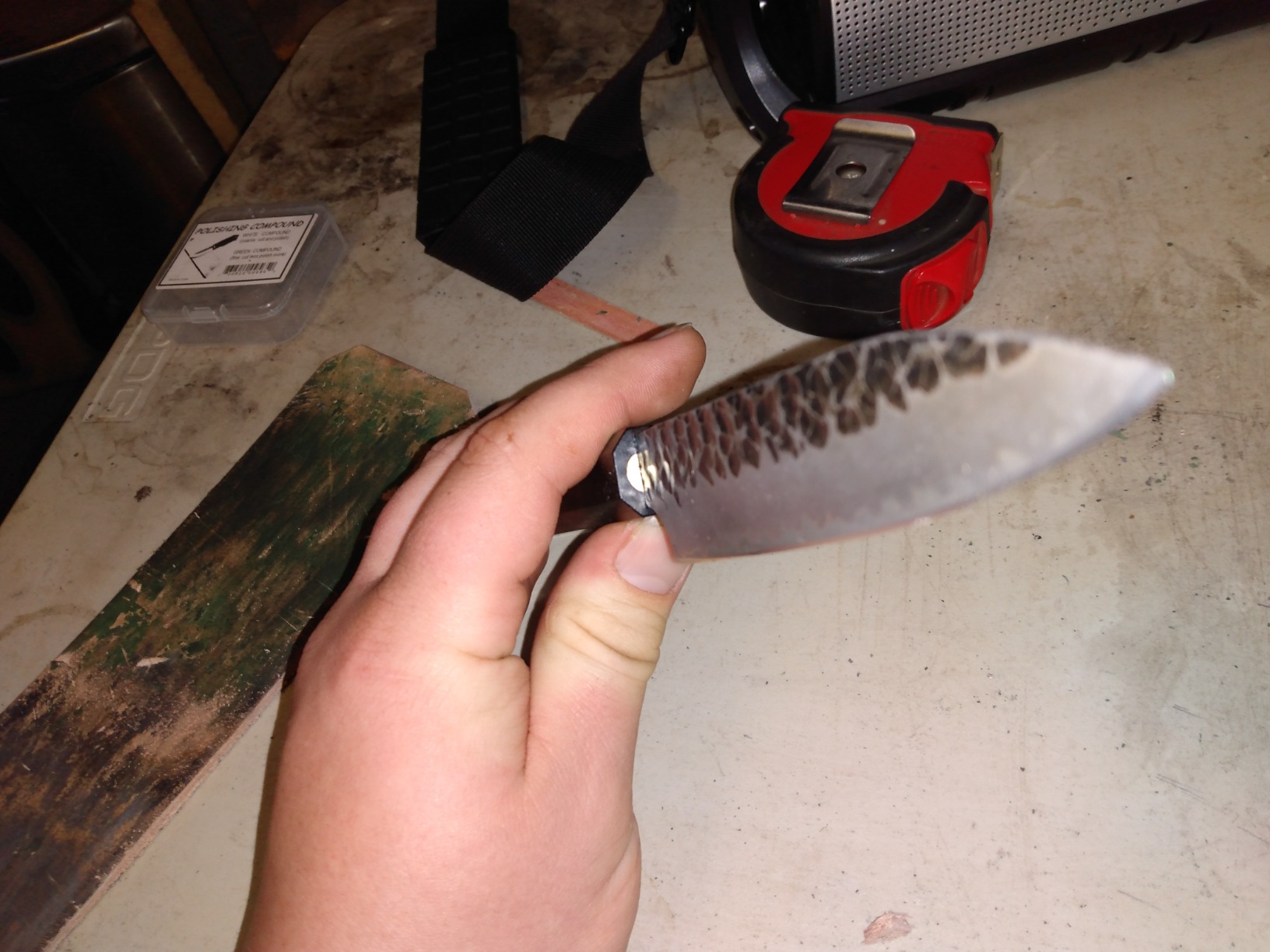 FINDKING Dynasty Series Kitchen Utility Knife, Multi-Purpose Japanese Paring Knife, 9Cr18MoV High Carbon Steel Blade, African Rosewood Octagonal Handle, Small, for Fruits Vegetables, 5 Inches customer photo 1