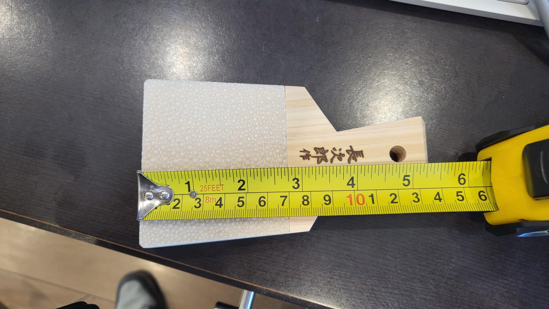 Tikusan Chojiro (Large) Japanese Grater with Bamboo Scraper for Fresh Wasabi & Ginger From Japan customer photo 2