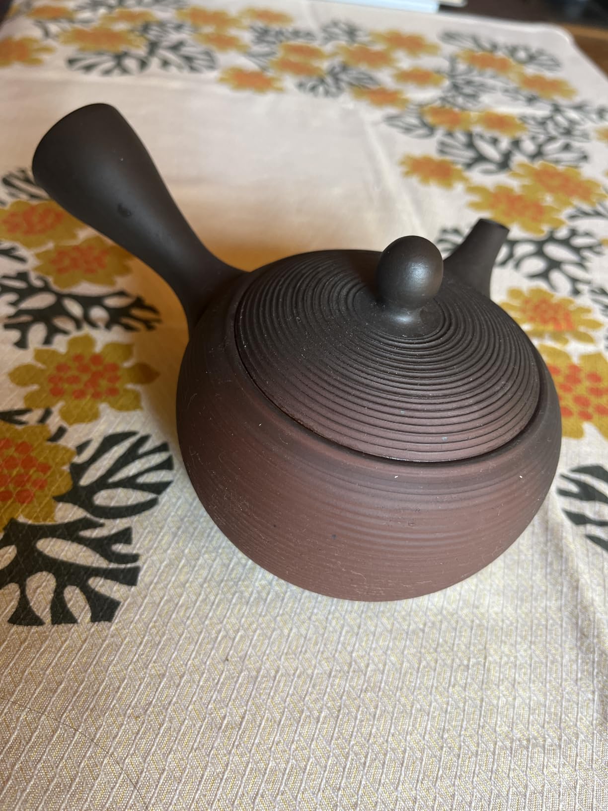 Japanese Teapot Kyusu Tokoname Youhen Clay Teapot 11.8 Fluid Ounces Fusen L161 customer photo 2