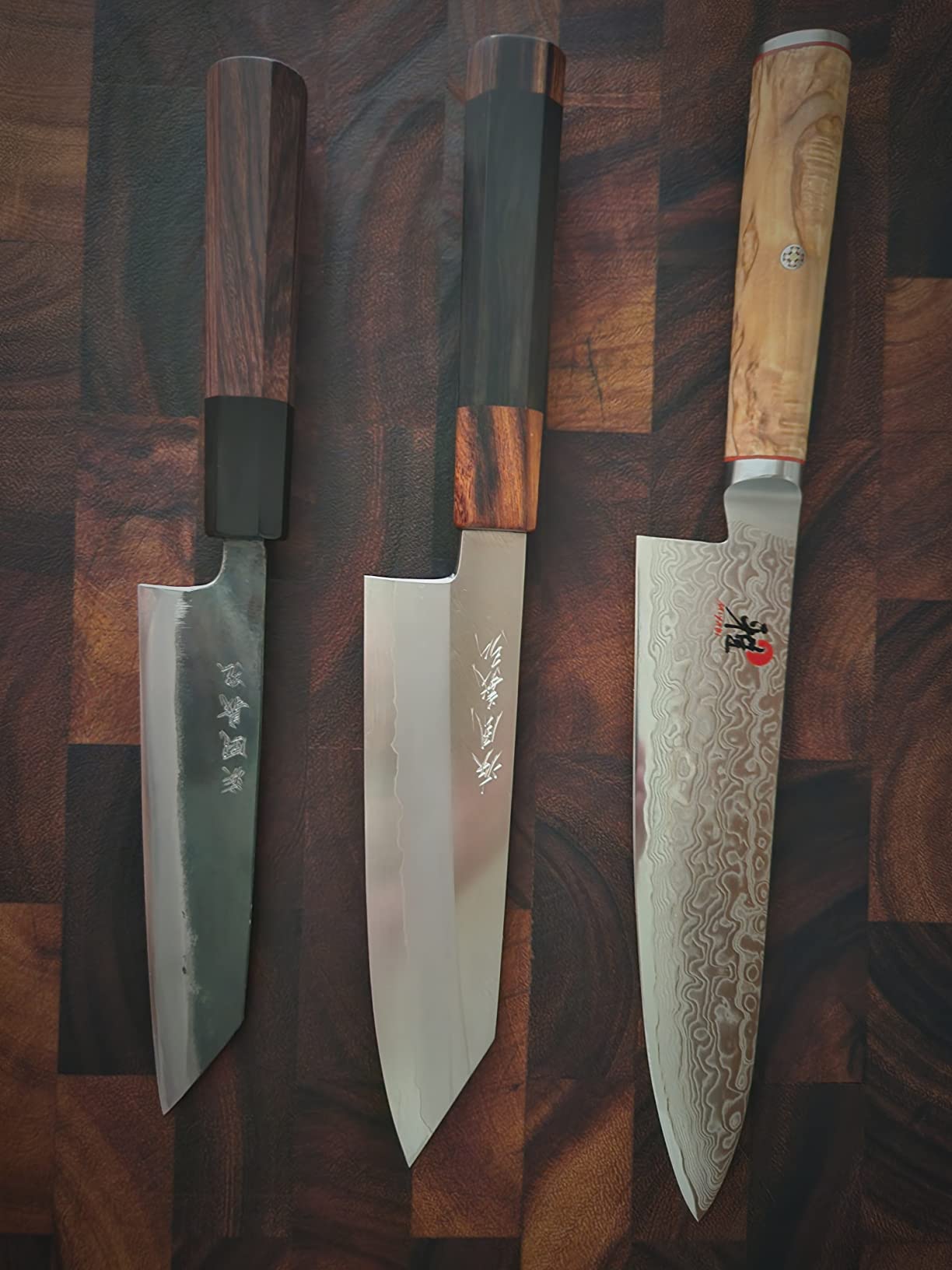 Yoshihiro Aogami Super Blue High Carbon Kurouchi Petty Kiritsuke Utility Knife (6'' (150mm) & No Saya) customer photo 1