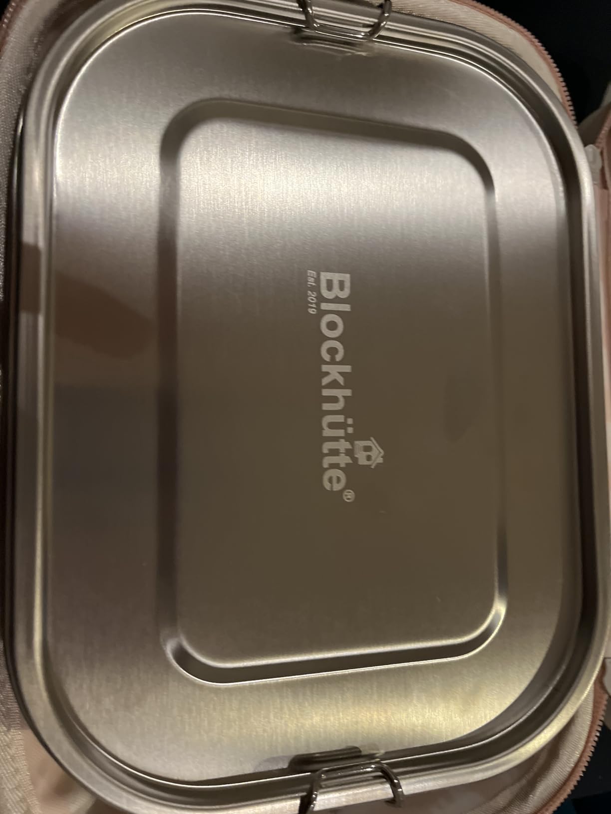 Blockhütte Stainless Steel Lunch Box for Adults | 40oz | with free Sealing | Metal Bento Box with 3 Compartments, Leak-Proof Lunch Container, Metal Food Storage for Travel, Work, Eco-Friendly customer photo 1