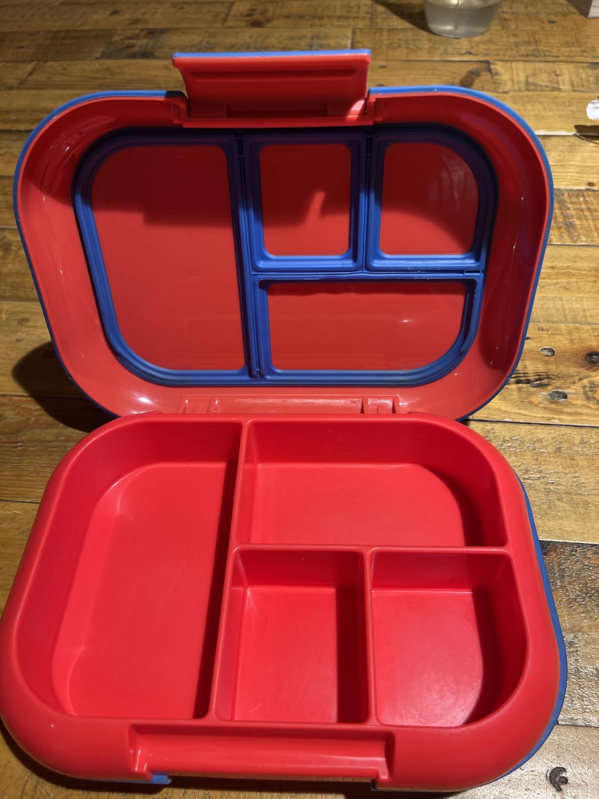 Bentgo Chill Kids Leak-Proof Lunch Box - 4-Compartment Bento Box with Built-In Ice Pack, 3.3 Cup Capacity, PFAS & BPA-Free, Microwave & Dishwasher Safe, Ideal Size for Ages 3 to 7 (Green/Navy) customer photo 1