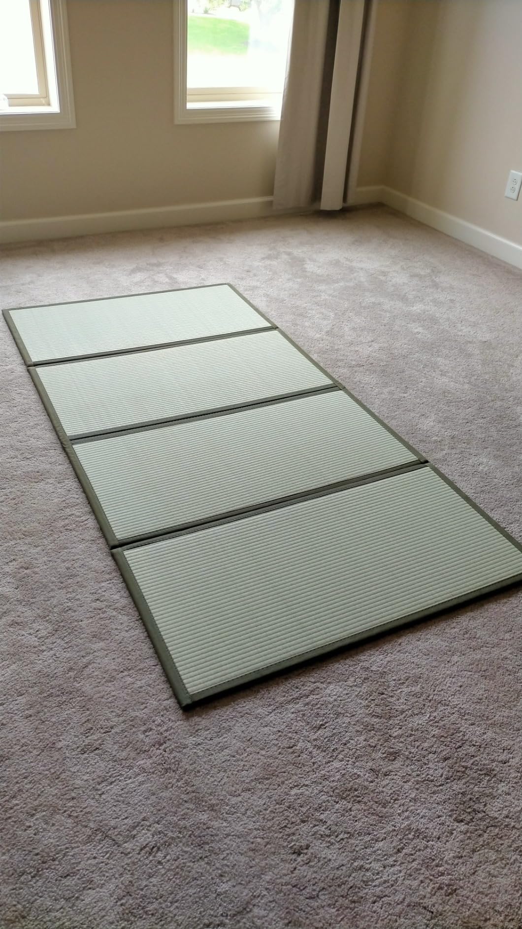 MIINA Japanese Traditional Tatami Mattress, Igusa (Rush Grass) Tatami Mat, Floor Mattress, Japanese Floor Mattress,Japanese Futon, 61