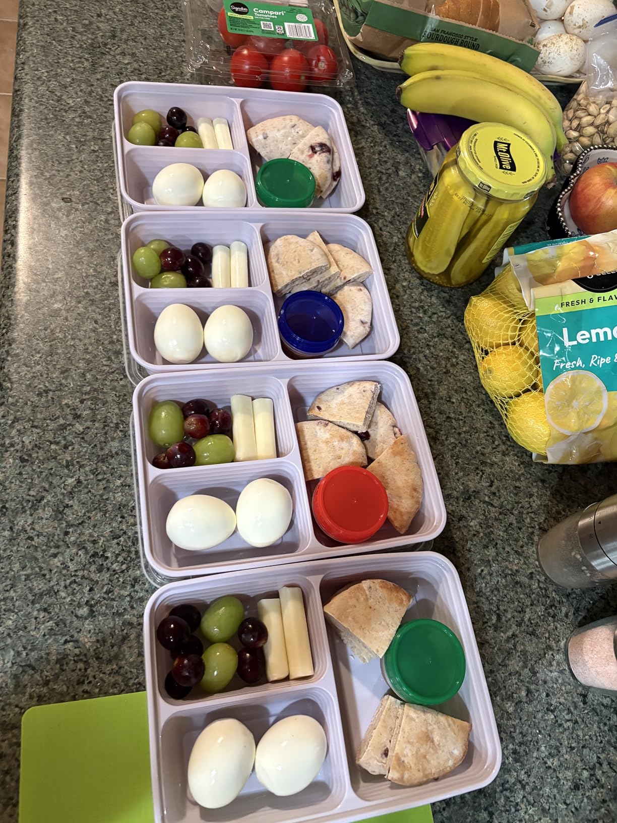 Bentgo Prep - 20-Piece 3-Compartment Reusable Meal Prep Containers with Lids, PFAS & BPA Free Materials, Durable, Microwave, Freezer, & Dishwasher Safe To Go Food Storage (Silver) customer photo 1