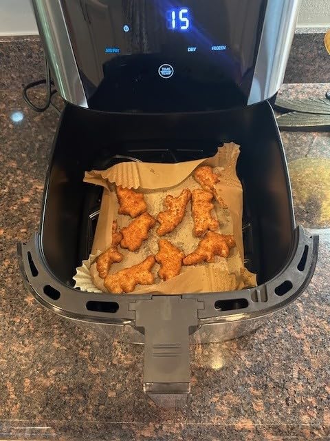 Chefman Air Fryer 8 Qt | TurboFry® 4-in-1 with 450°F Hi-Fry Option for Crispier Results | Bake, Dehydrate, Frozen | XL Nonstick Dishwasher-Safe Basket | Stainless Steel customer photo 1