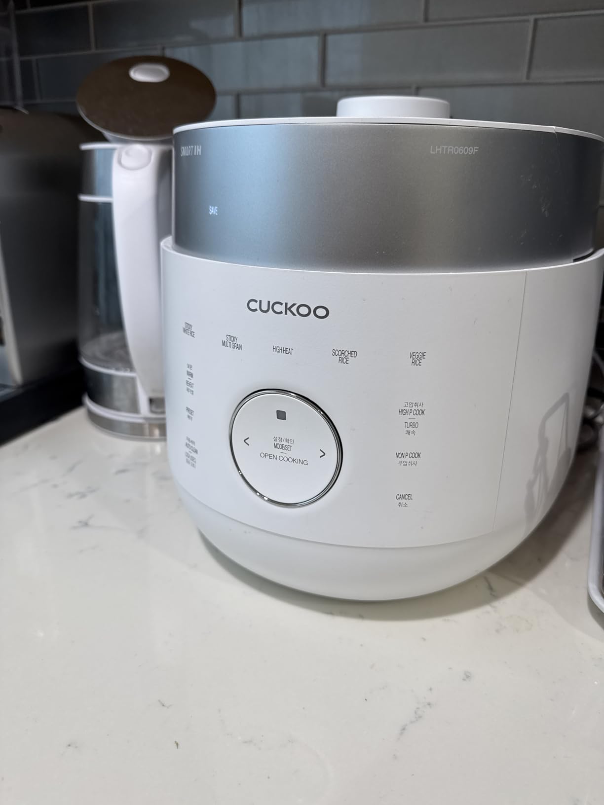 CUCKOO Twin Pressure Rice Cooker 6-Cup Uncooked / 12-Cup Cooked with Induction Heating Technology, 20 Menu Modes with Voice Guide, Versatile Rice Maker Multi-Cooker & Pressure Cooker (CRP-LHTR0609FW) customer photo 2