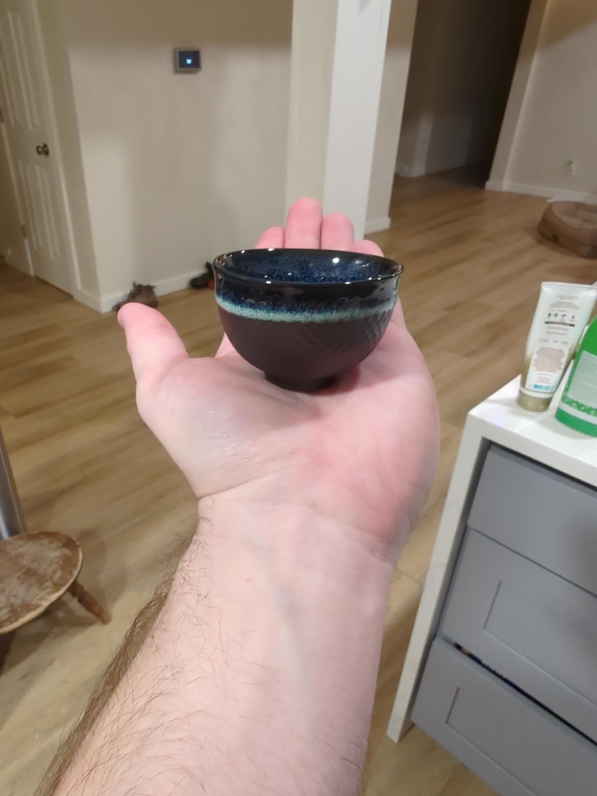 6pc Ceramic Kung Fu Tea Set, Japanese Tea Cup, Sake Cup, 2.1oz Capacity, 6 Colors customer photo 1