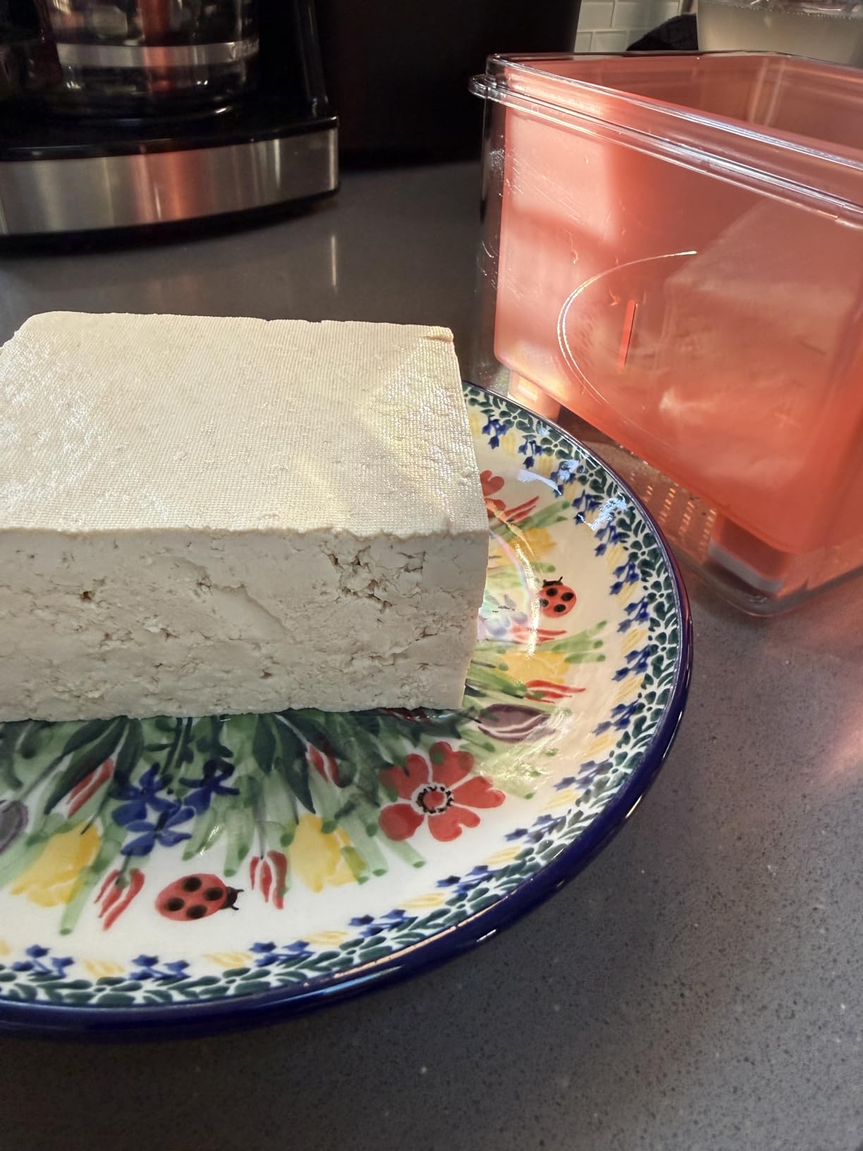 TOFUDEE Tofu Press | Food Strainer for Paneer, Cheese, & All Kinds of Tofu - Soft, Silken, Organic, Extra Firm | Enhance Cooking, Save Time, & Elevate Your Dishes - Dishwasher Safe & BPA-Free customer photo 2