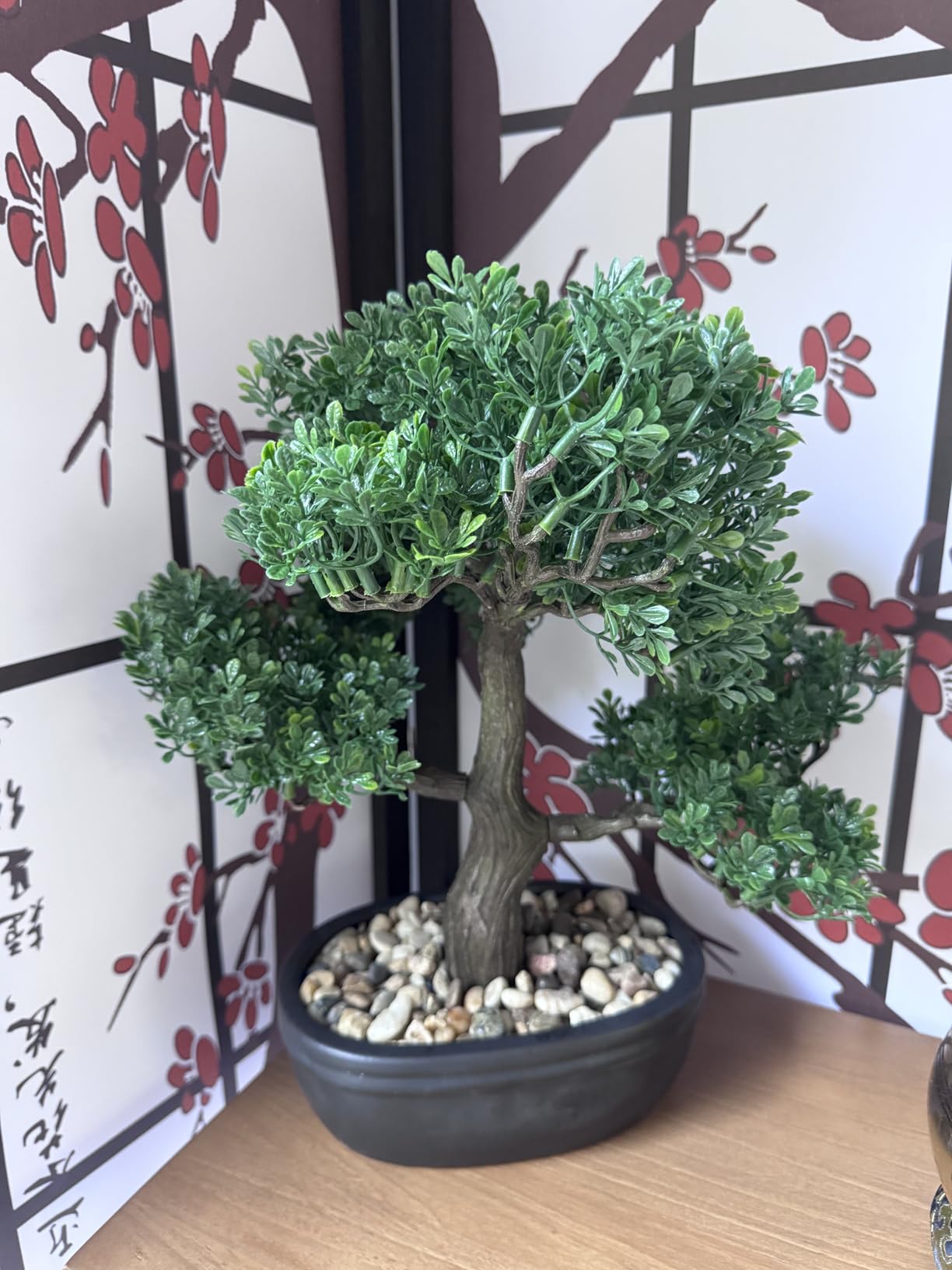 Artificial Bonsai Tree Juniper Faux Plants Indoor Small Fake Plants Decor with Ceramic Pots for Home Table Office Desk Bathroom Shelf Bedroom Living Room Farmhouse Decorations customer photo 1