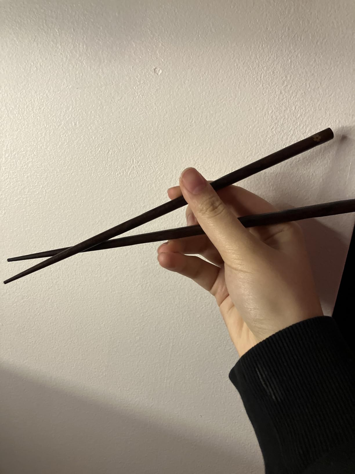 GLAMFIELDS Reusable Chopsticks Japanese Natural Wooden 5 Pairs Classic Style Lightweight Hand-Carved Safe Chop Sticks 8.8 Inch/22.5cm Gift Set customer photo 1