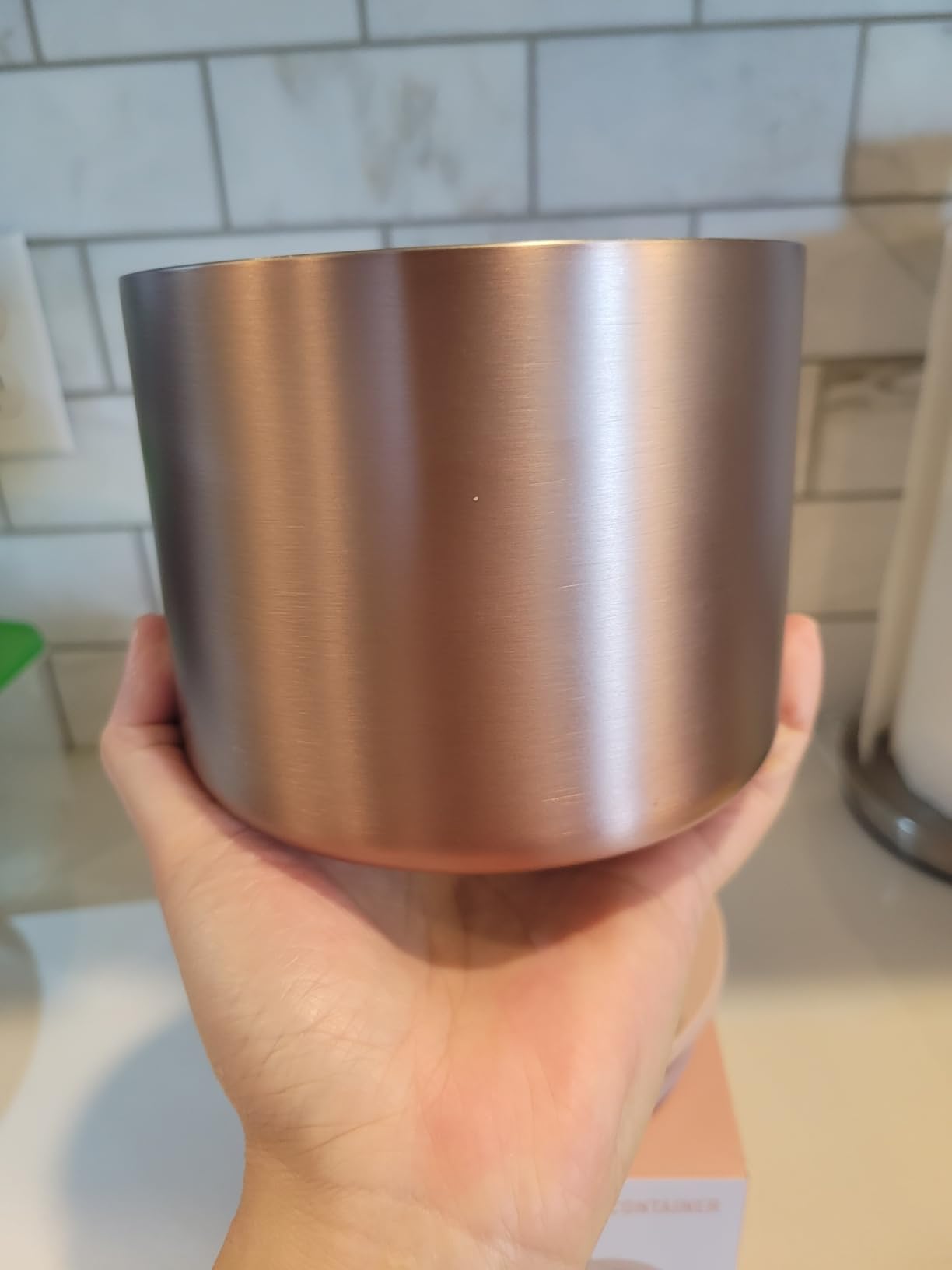 Bentgo Stainless Insulated Food Container - 2.4 Cups (19 oz), Triple-Layer Insulation, Vacuum Seal, Leak-Proof, Built-In Handle, Wide Opening, Premium Stainless Steel, for Cool/Warm Foods (Steel) customer photo 2