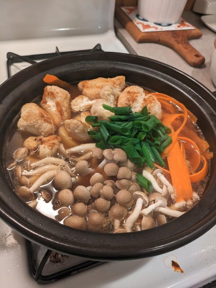 Japanese Donabe Pot for 3 People, 2100ml, Banko-Yaki Made in Mie, Japan customer photo 2