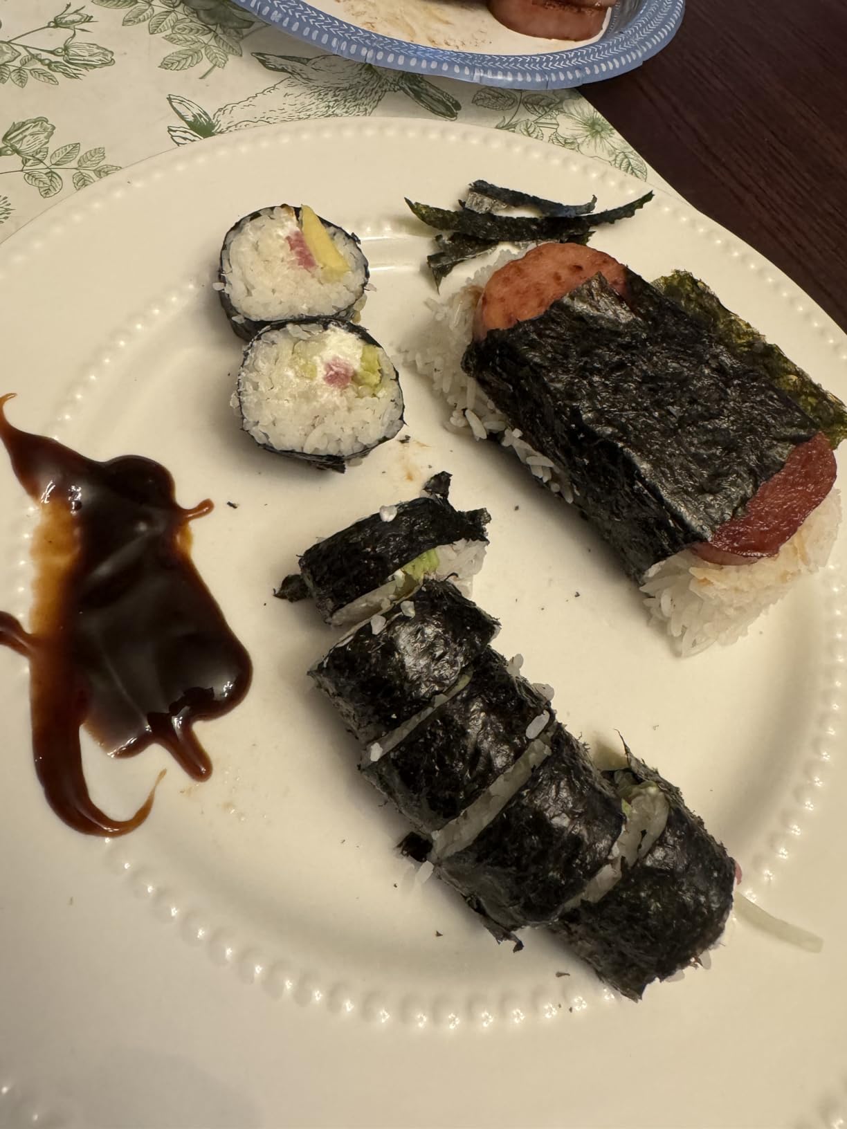 DIY Sushi Making Kit for Beginners - Transparent Sushi Bazooka - Traditional Bamboo Sushi Rolling Mats - 23 Piece customer photo 2