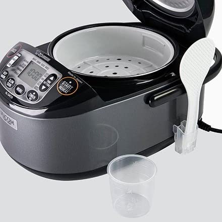 Zojirushi NL-GAC18 BM Umami Micom Rice Cooker & Warmer, 10-Cup, Metallic Black, Made in Japan customer photo 1