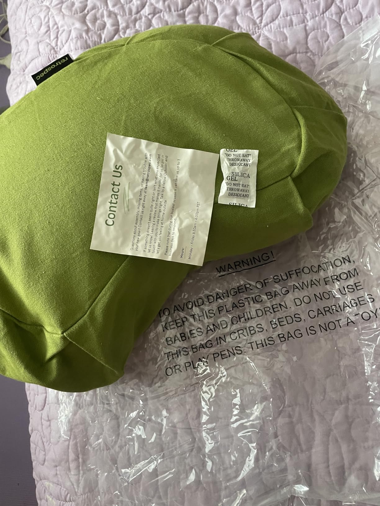 Retrospec Sedona Zafu Meditation Cushion with Buckwheat Hull Fill - Adjustable Yoga & Pilates Equipment Support - 17in Crescent Cotton Cover customer photo 2