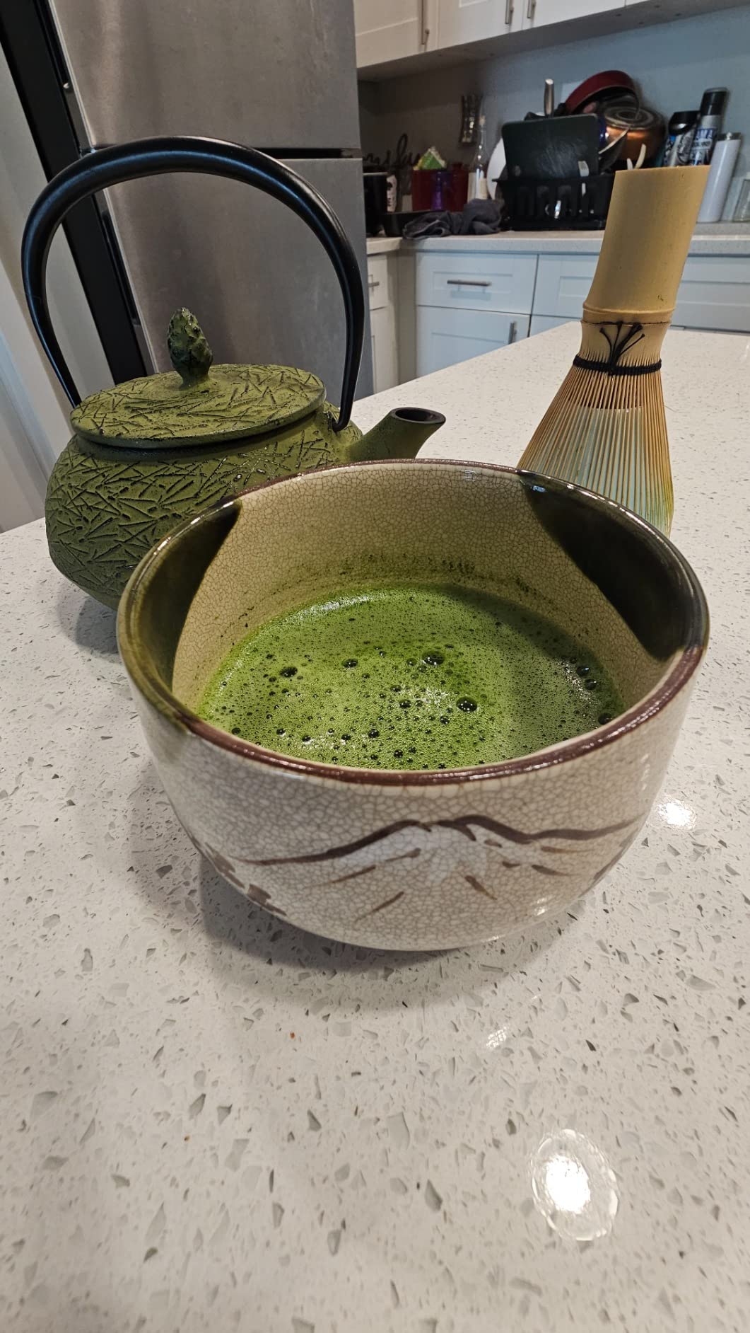 KIMIKURA Matcha Tea bowl Chawan [Mt.Fuji] Made in JAPAN | Japanese Tea customer photo 1