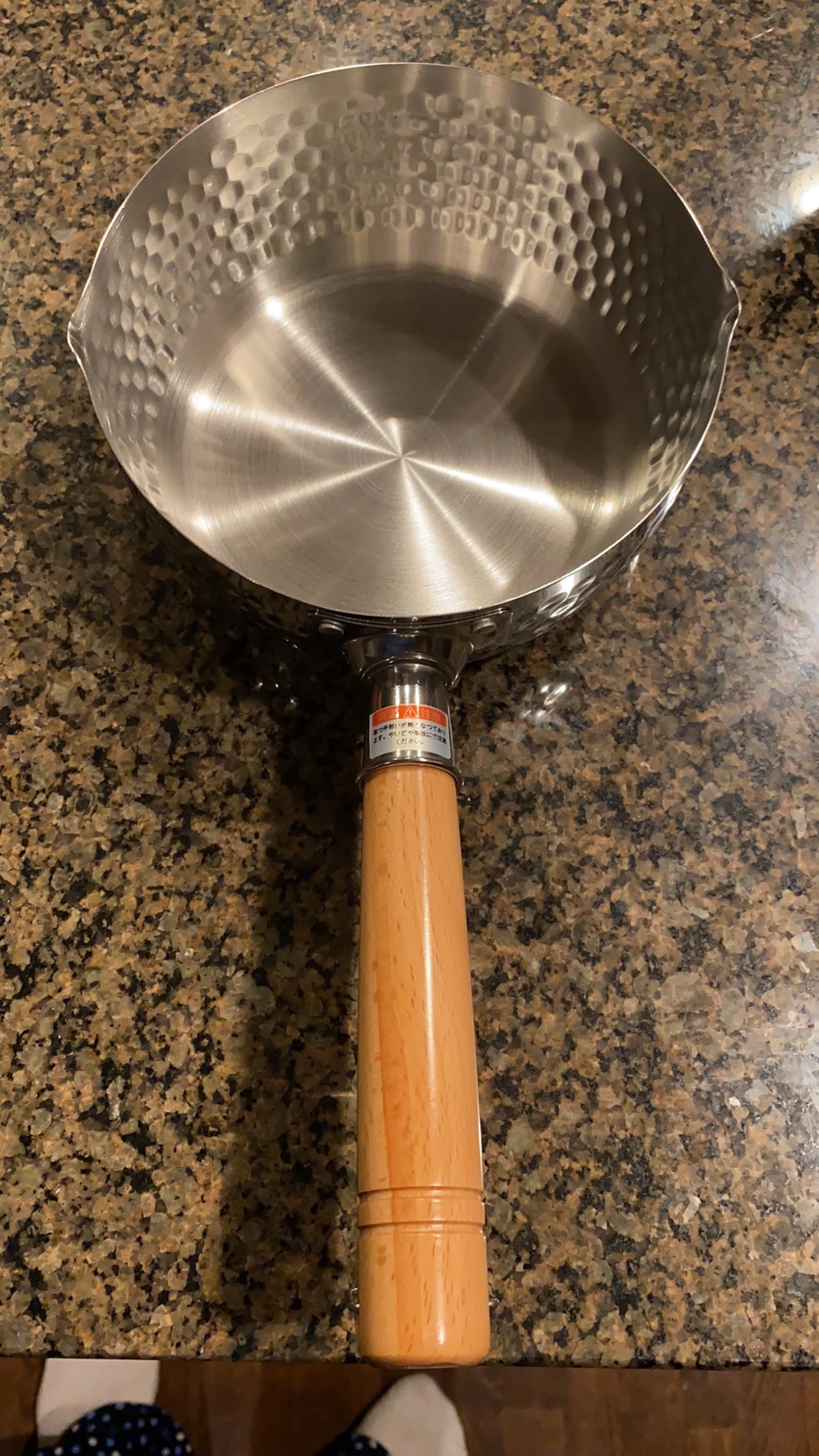 CONCORD 2 Quart Stainless Steel Yukihira Pan. Traditional Japanese Saucepan with Wood Handle. Great for Ramen, Tempura, Milk, etc. customer photo 1