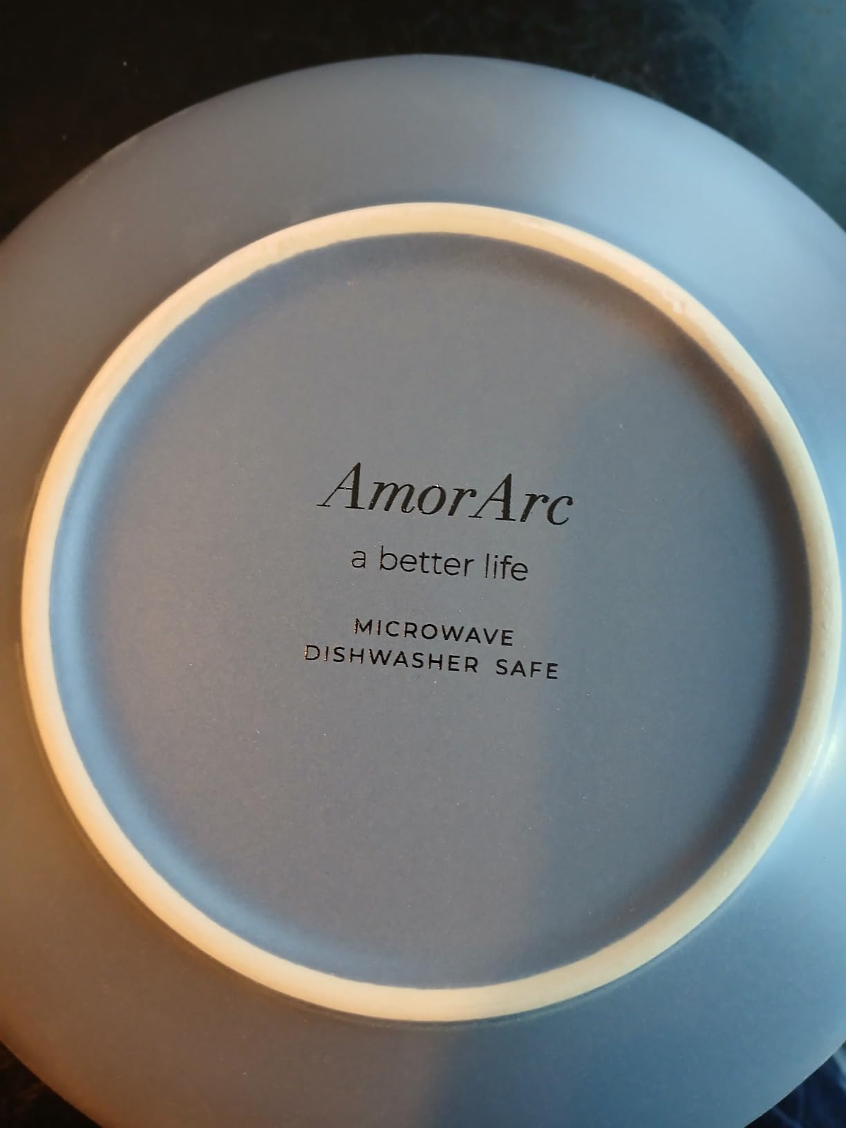 AmorArc 8.75'' Large Pasta Bowls, 42 ounce Deep Stoneware Bowls Set of 4 for Kitchen, Wide Bowl for Pasta/Salad/Fruit/Oatmeal/Soup, Microwave&Dishwasher Safe-Matte Black customer photo 1