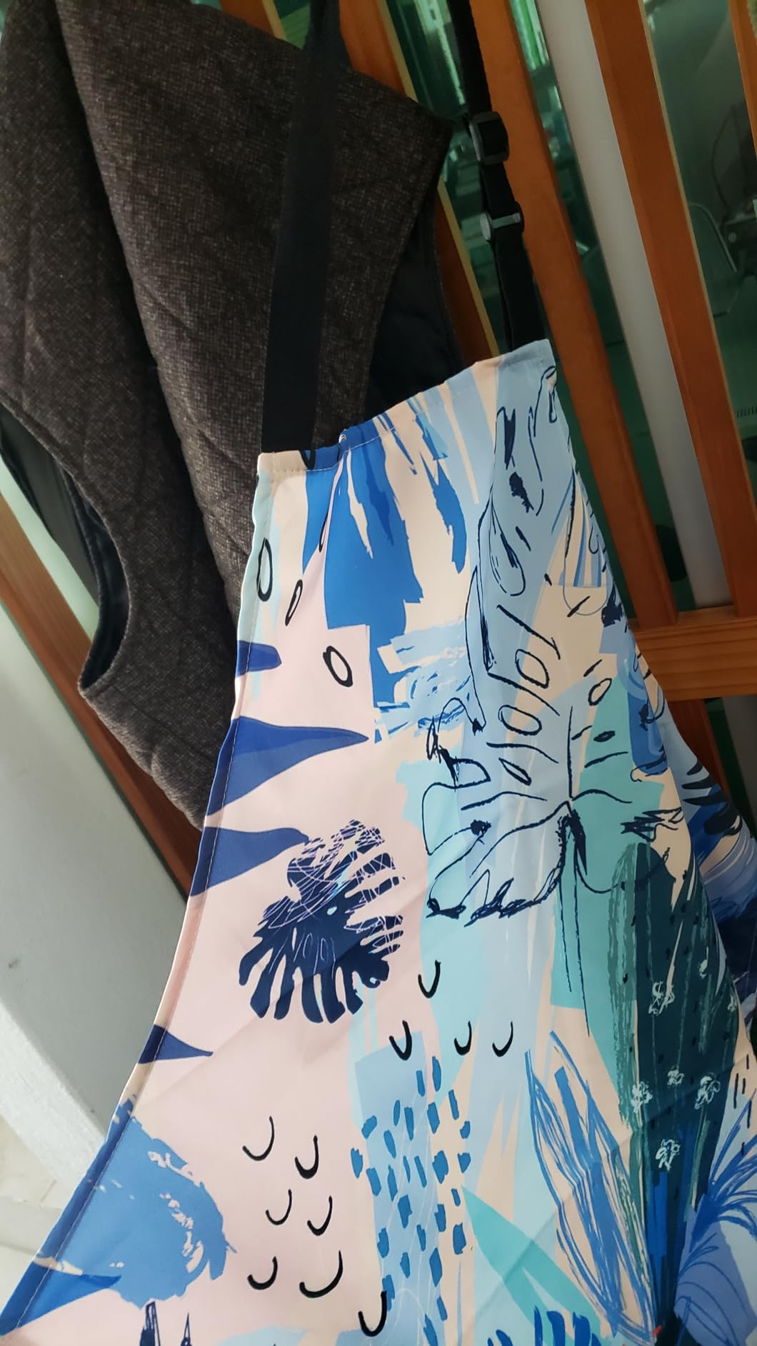 Hokusai The Great Wave Bib Apron with Adjustable Neck for Men Women customer photo 2