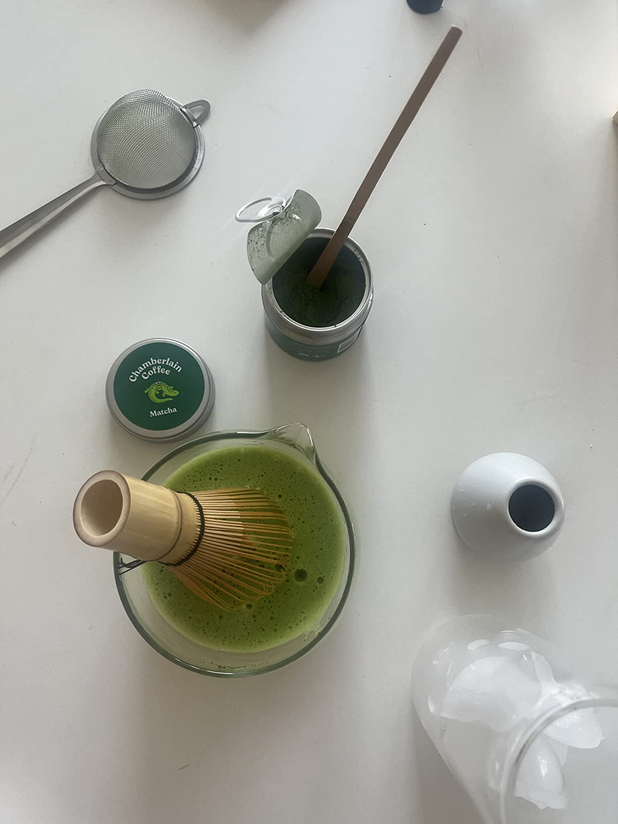 Handcrafted Golden Bamboo Matcha Whisk, Traditional Japanese Chasen Matcha Stirrer -Bamboo Whisk Made from Durable and Sustainable Organic Bamboo customer photo 2