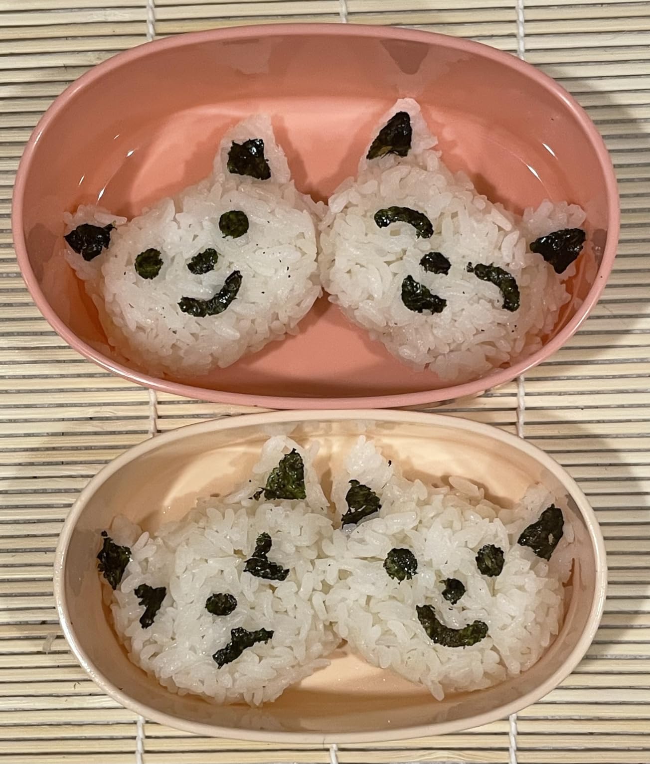 Cute Cat Rice Ball Molds 6 Sets Sushi Molds Bento Accessories Kits with 3PCS Vegetable Fruit Cutter Shapes and 1PC Gimbap Mold Triangle for Nori Rice Making DIY Bento Box Picnic Tools customer photo 2