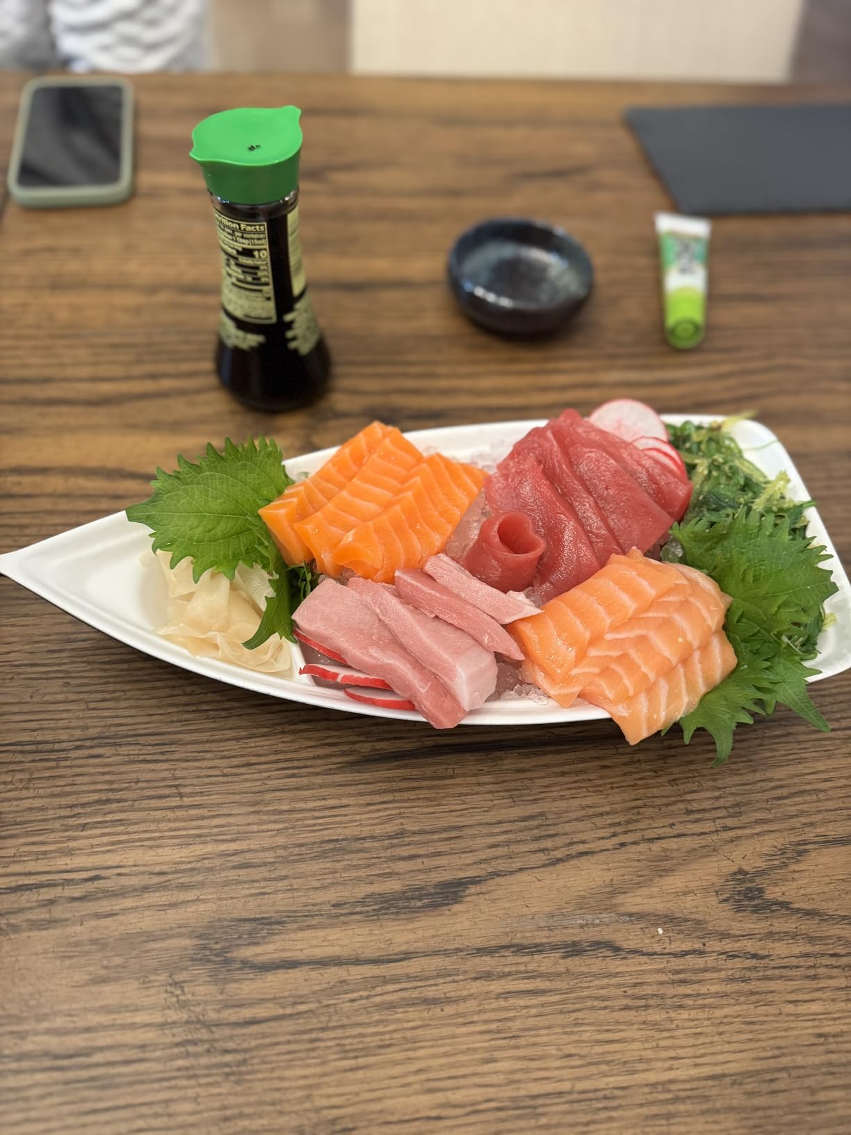 Sushi Boat Serving Tray - Set of 2 Elegant Serving Dishes - Nearly Unbreakable Melamine Plastic Plate - Top Dishwasher Safe customer photo 1