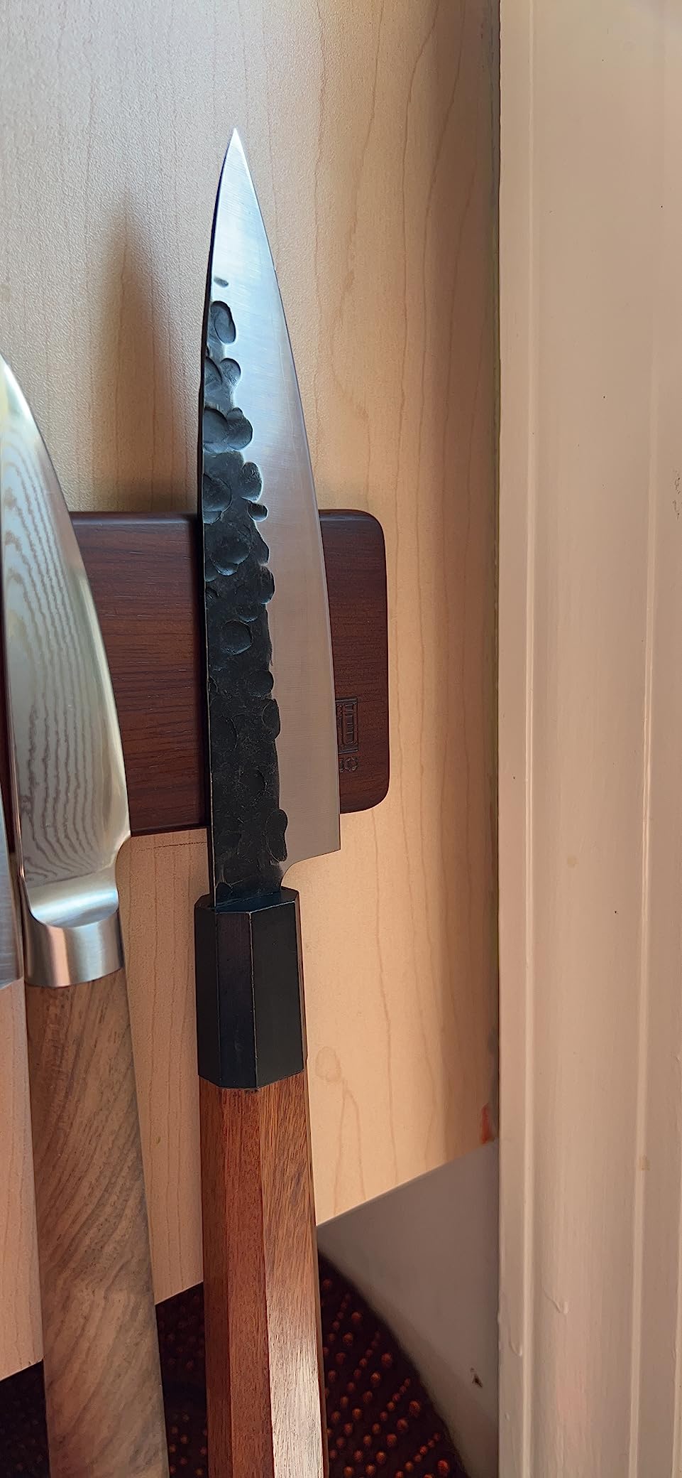 MITSUMOTO SAKARI 5.5 inch Japanese Paring Knife, Hand Forged 3-Layer 9Cr18MoV High Carbon Steel, Professional Small Kitchen Knife with Rosewood Handle & Sandalwood Box customer photo 1