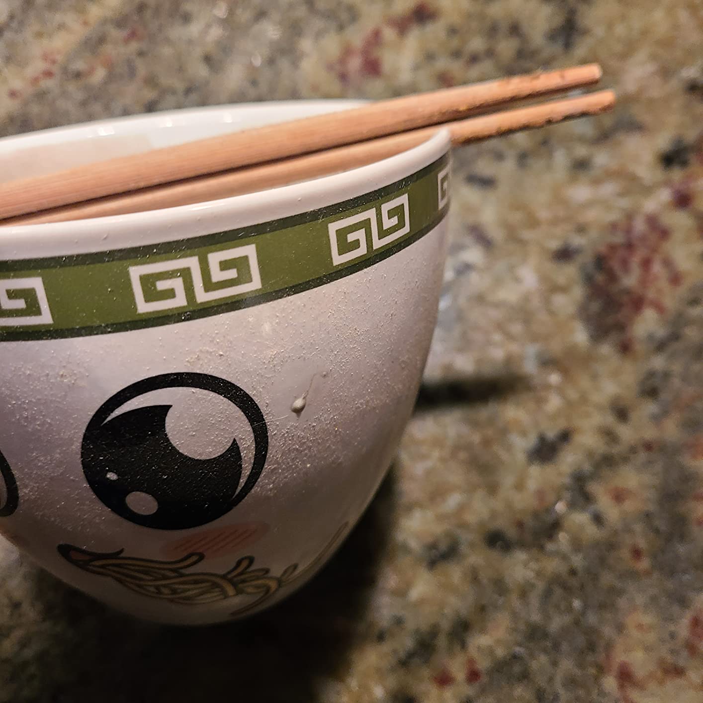 Bowl Bop Soba Slurp Japanese Ceramic Dinnerware Set | Includes 16-Ounce Ramen Noodle Bowl and Wooden Chopsticks | Asian Food Dish Set For Home & Kitchen | Kawaii Anime Gifts, Snack Collectible customer photo 2