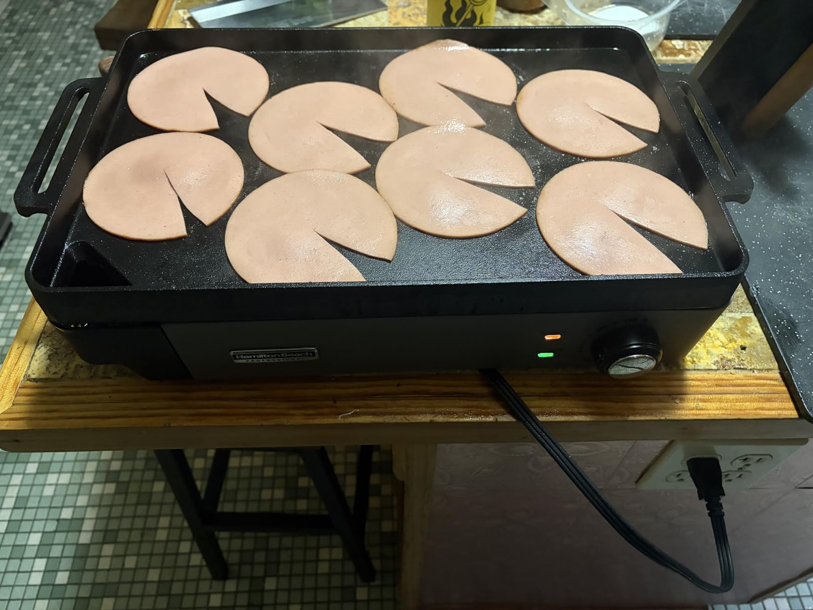 Hamilton Beach Professional Cast Iron Indoor Electric Grill & Griddle, 10