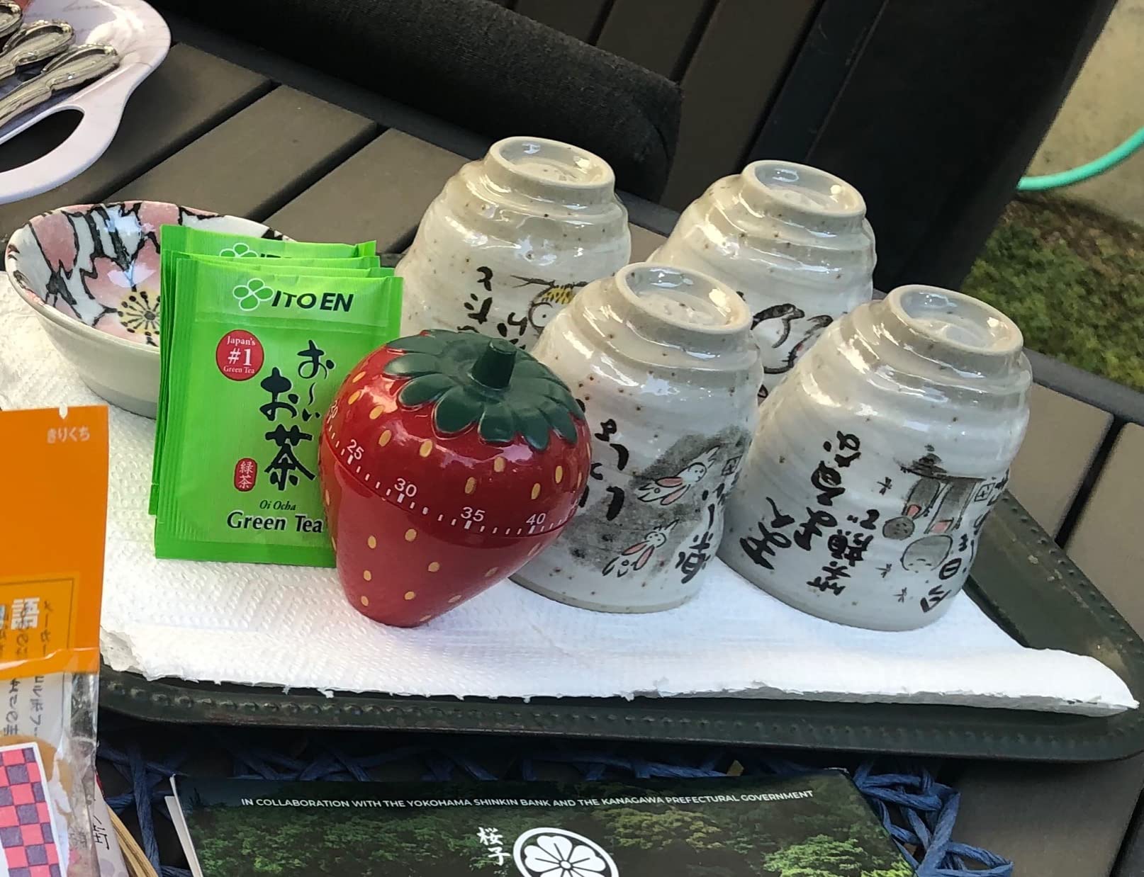 Mino Ware Japanese Tea Cups - Handmade Yunomi Ceramic Set with Rabbit Design, 6.4 fl oz, Matcha Cup Set of 2 customer photo 1