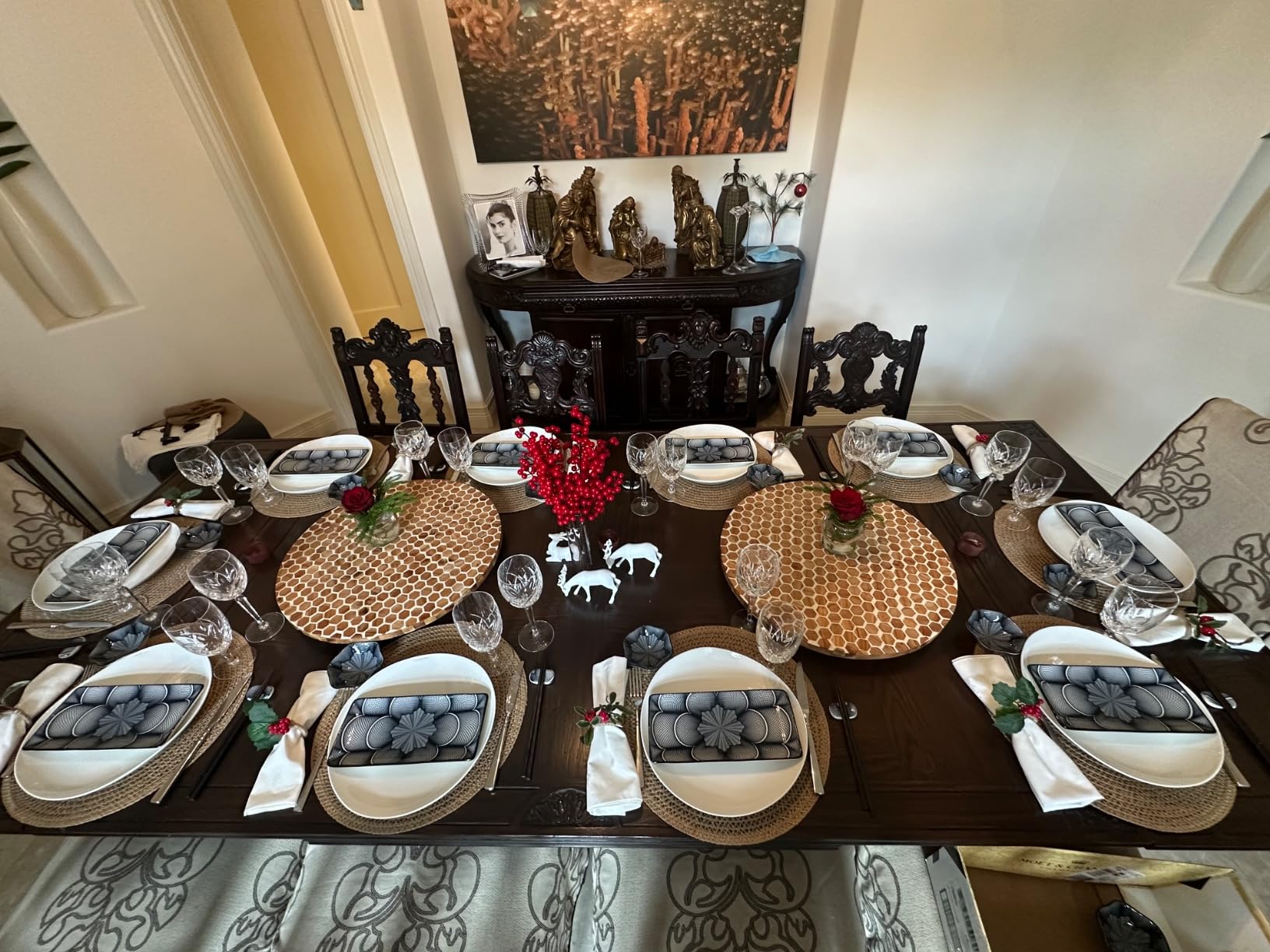 8 Piece Japanese Style Ceramic Sushi Plate Set 10-inch rectangle sushi dishes- 2 Sushi Plates, 2 Sauce Dishes, 2 Pairs of Chopsticks, 2 Chopsticks Holders customer photo 1