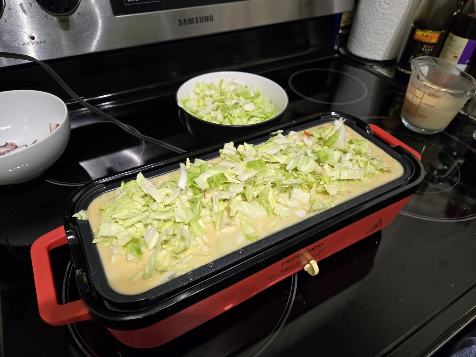 Multifunctional Electric Griddle Electric Grill Nonstick Baking Maker with 3 Interchangeable Pans For Takoyaki Cake Pop/ Mini Pancake/ Fried Steak customer photo 1