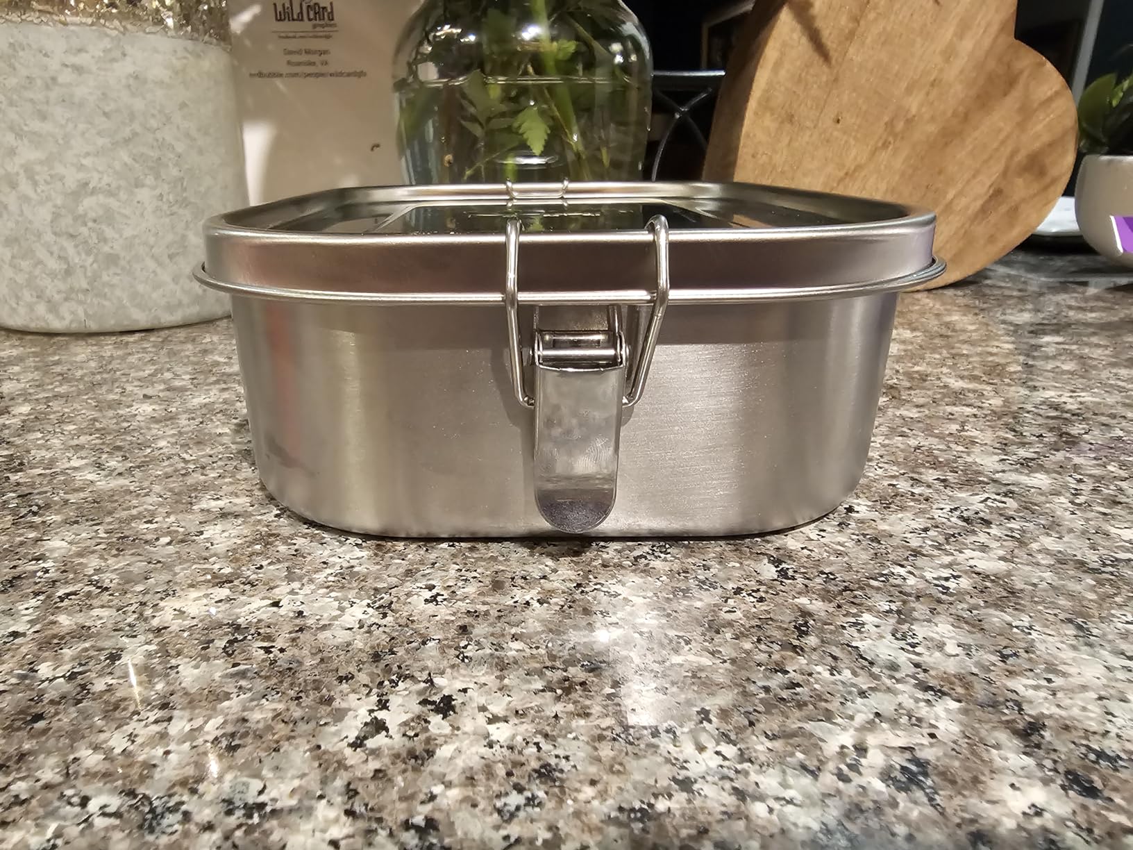 Bambaw Stainless Steel Bento Box 27 oz, Metal Lunch Box with Compartments, Leakproof Stainless Steel Lunch Container, BPA free Dishwasher Safe Metal Lunchbox customer photo 2