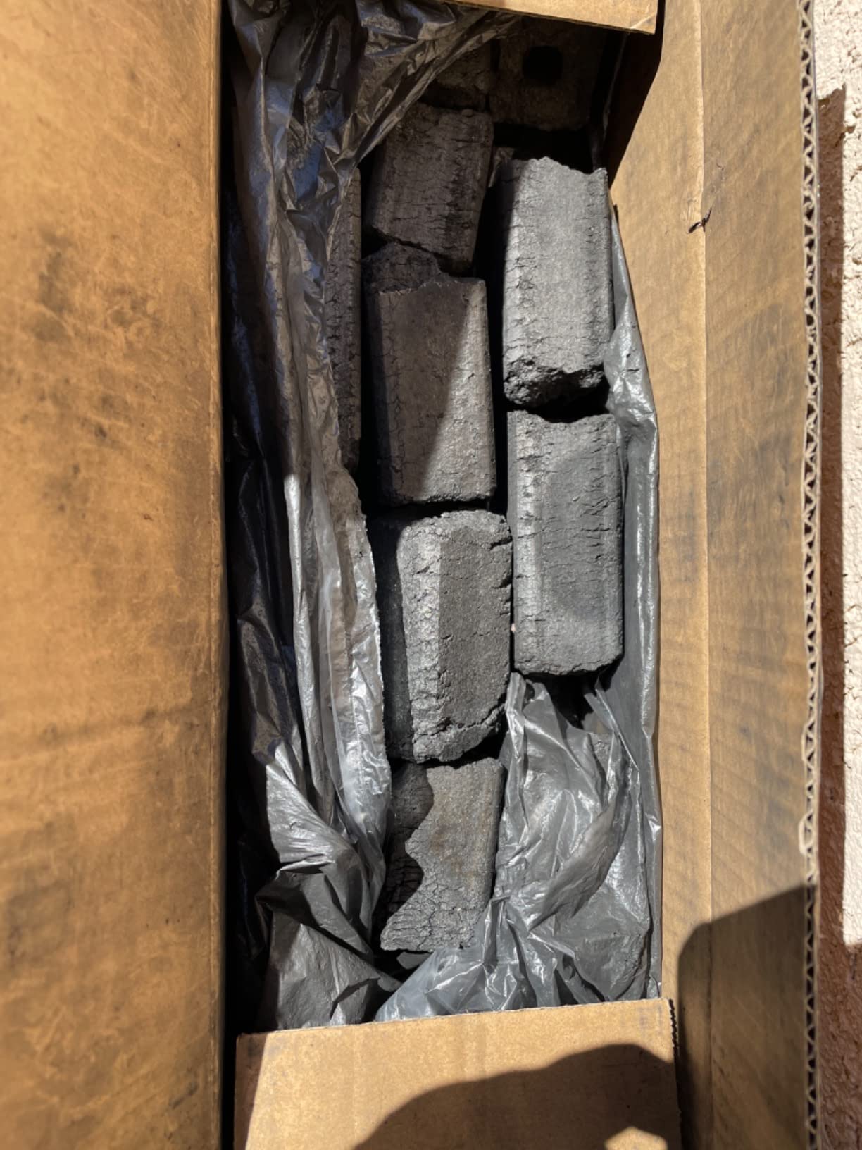 The Bincho Grill Ogatan Briquettes Charcoal for Yakitori & Grilling - Japanese Binchotan Alternative - 100% Natural, High Heat, Long-Lasting, No Smoke - 22lbs customer photo 1
