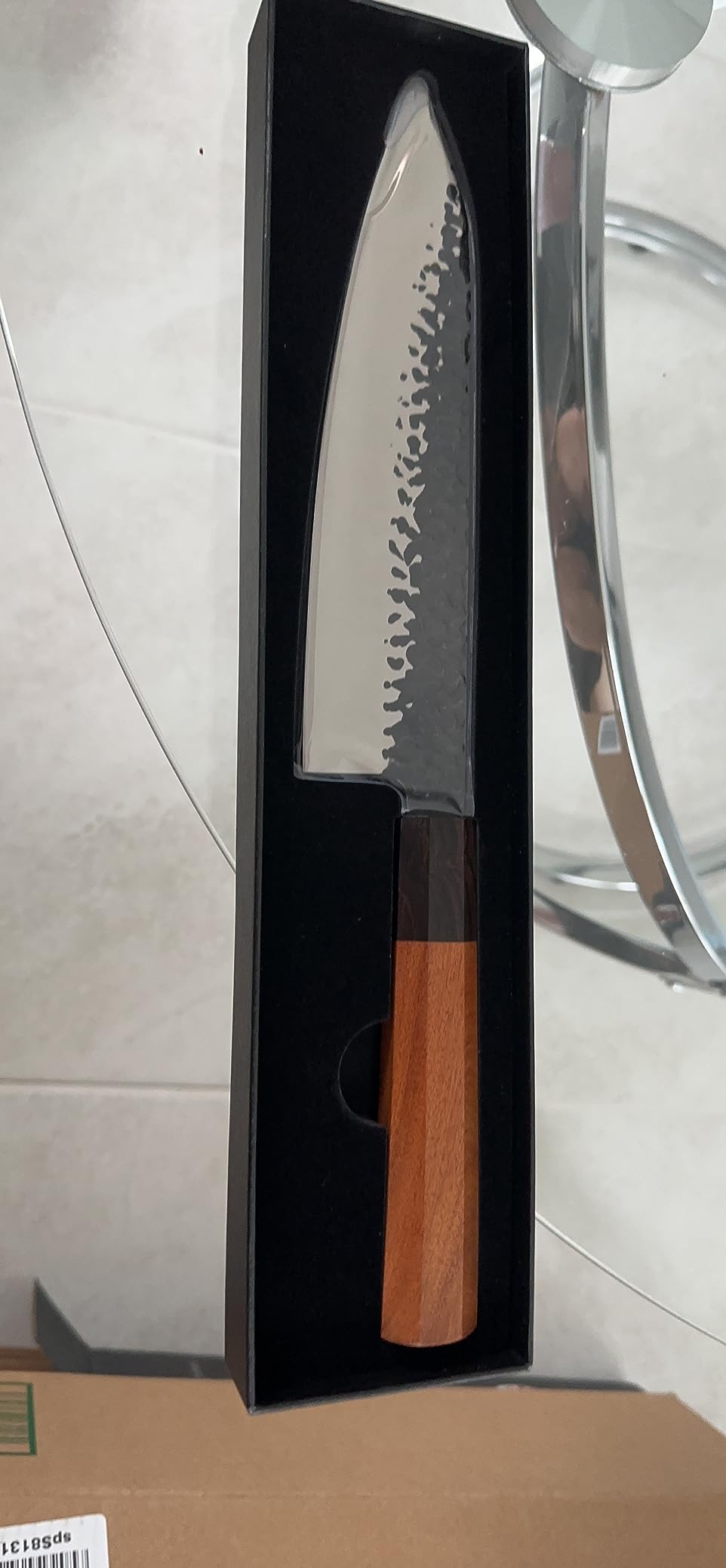 RASSE Japanese Chef Knife Gyuto Chef Knife - 8 Inch Professional Hand Forged Kitchen Knife High Carbon Japanese AUS-8 Stainless Steel Knife with Rosewood Handle & Gift Box customer photo 2