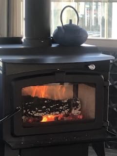 XXL Japanese Cast Iron Teapot with Infuser & Matching Trivet - Large 85 Oz/2500ml Tetsubin Loose Leaf Tea Pot with Enamel Interior - Handcrafted Big Cast Iron Tea Kettle Humidifier Set - Blue customer photo 2