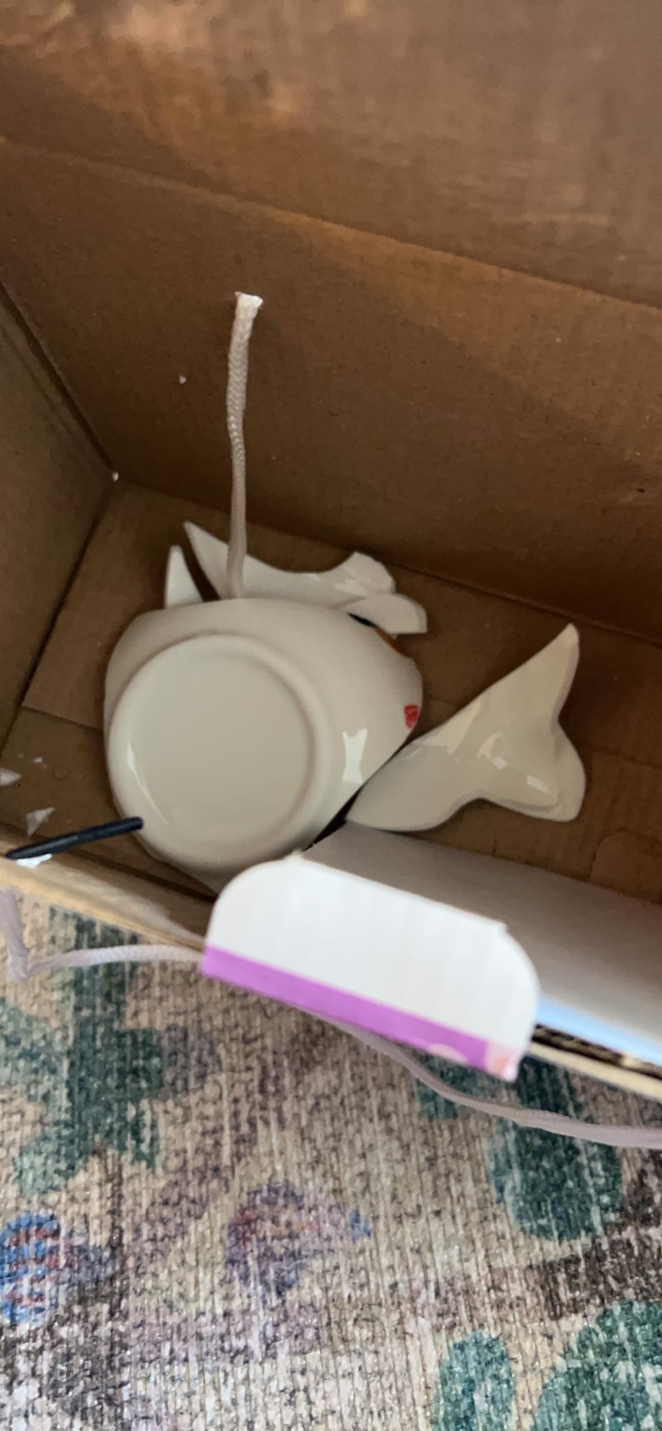 Japanese Lucky Cat Tea Set Ceramic Maneki Neko Teapot, 2 Teacups, Tea set, with Stainless Steel Infuser in Gift Box (Red Scarf) customer photo 2