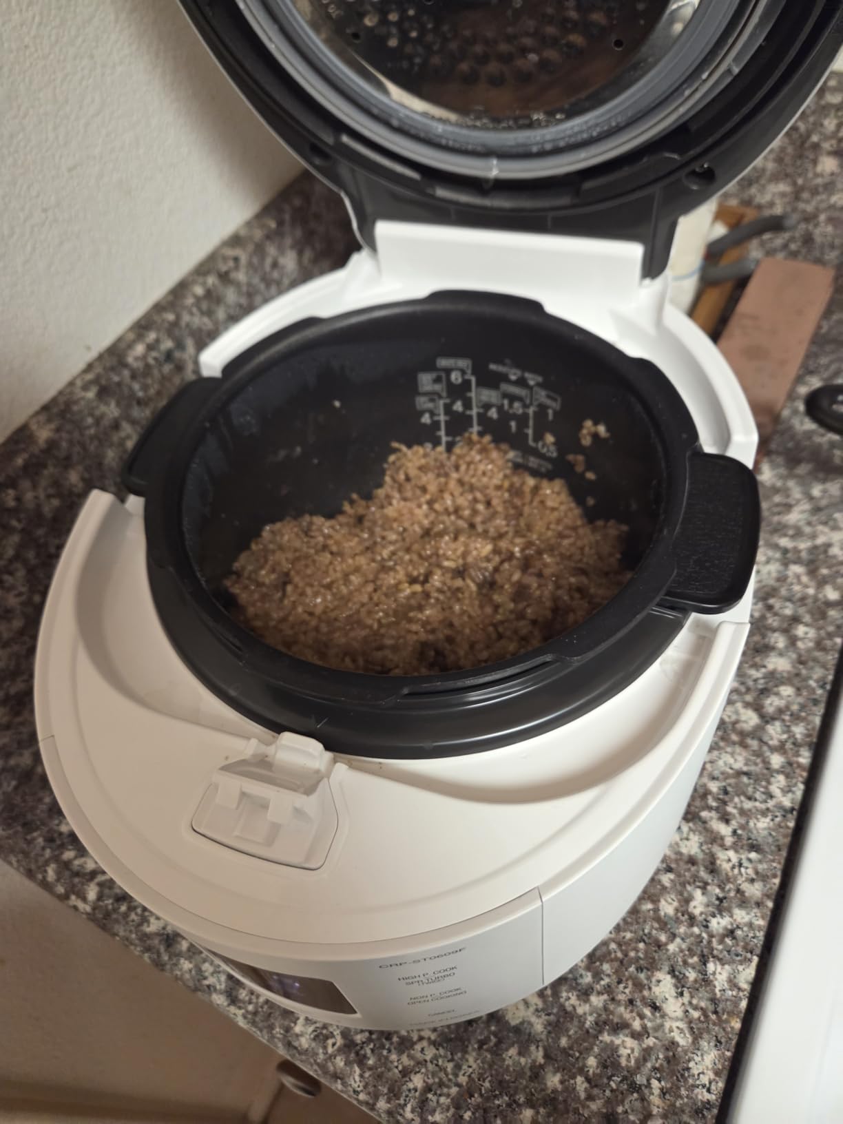 Twin Pressure Rice Cooker 6-Cup Uncooked / 12-Cup Cooked with Nonstick Inner Pot, Versatile Rice Maker & Warmer with 16 Menu Options, Open Cooking Mode, Voice Guide, White (CRP-ST0609FW) customer photo 1