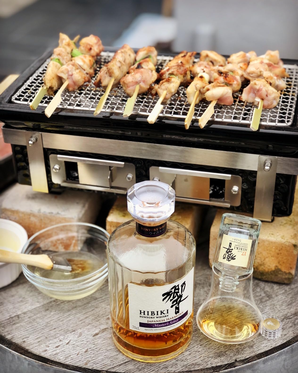 ONLYFIRE GRILLS Charcoal BBQ Hibachi Grill with Grid Lifter, Portable Yakitori Grill with Stainless Steel Grate, Barbecue Stove for Outdoor Camping Picnic Patio Backyard Cooking, GS306 customer photo 2