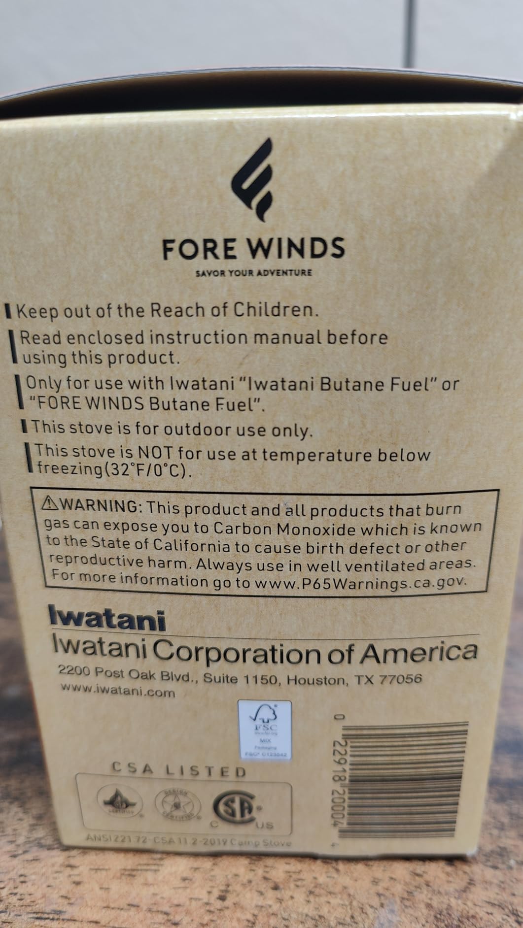 FORE WINDS by Iwatani Compact Stove customer photo 1