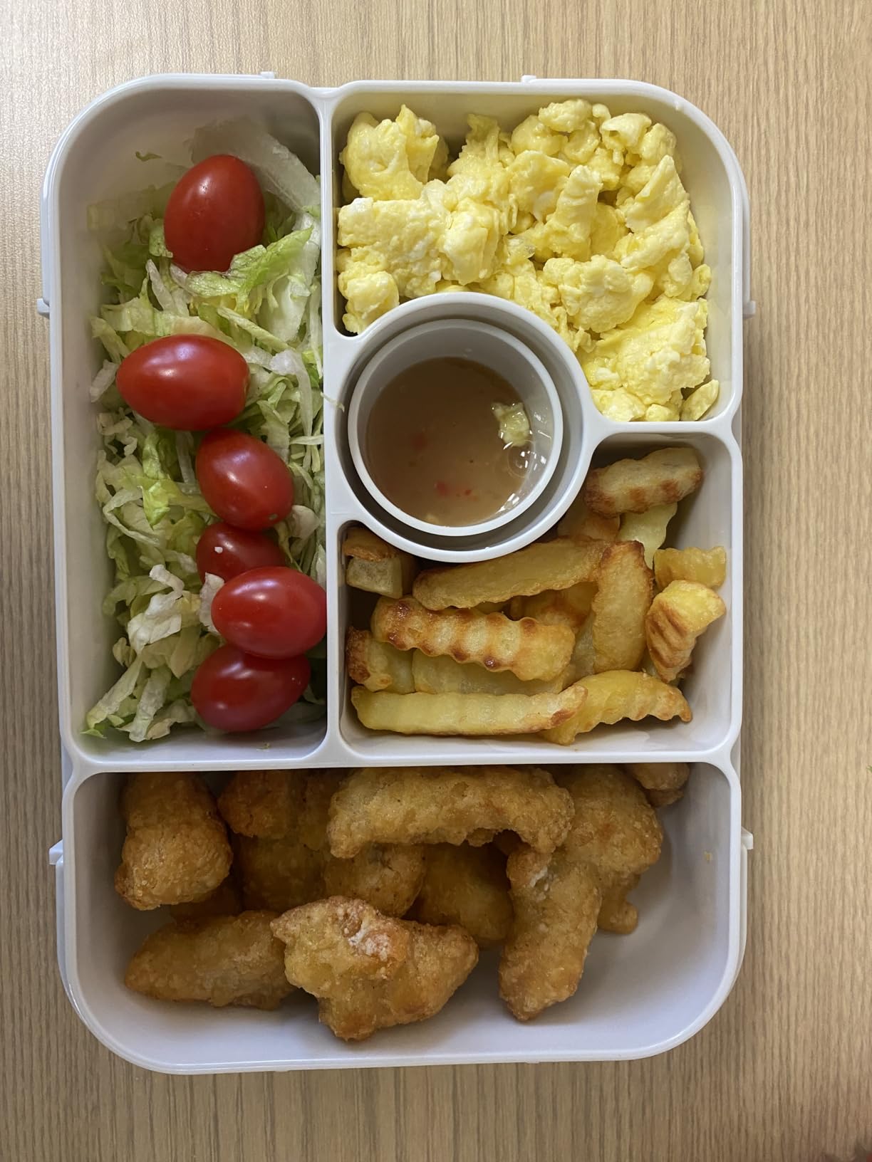 Amathley Bento Box Adult Lunch Box Kids,Lunch Containers for Adults/Kids/Toddler,5 Compartments Bento Lunch Box with Sauce Vontainers,Microwave & Dishwasher & Freezer Safe,BPA-Free (White) customer photo 1