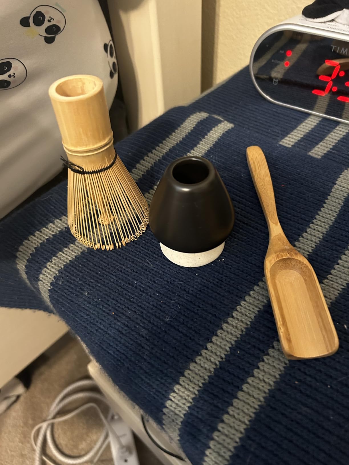 TEANAGOO Matcha Whisk Set, Bamboo Matcha Whisk (Chasen), 4 Pcs Traditional Starter Matcha Set, Scoop (Chashaku) Tea Spoon Whisk Holder, Matcha Accessory, Bamboo Whisk For Matcha Tea (100prongs) customer photo 2