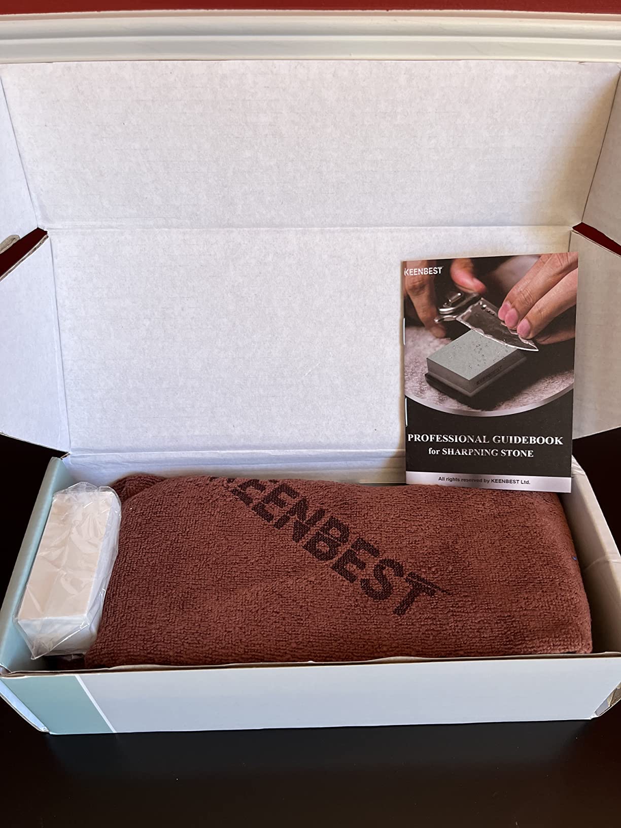 Whetstone 1000 6000 Grit Kitchen Knife Sharpening Stones 2 Side Water Wet Stone Sharpener Kit Japanese Wetstone Knives Sharpeners Waterstone Whet Stone Anti-slip Base Angle Guide User Guidebook customer photo 1