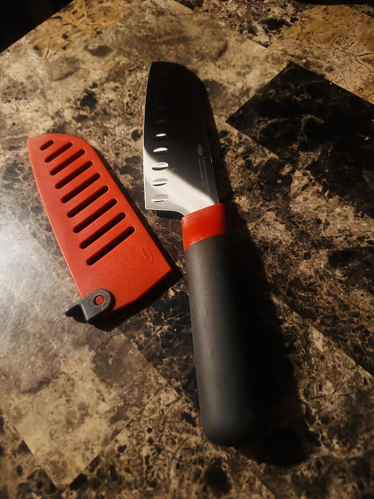 OXO Outdoor 5.5in/14cm Santoku Knife with Locking Sheath customer photo 2