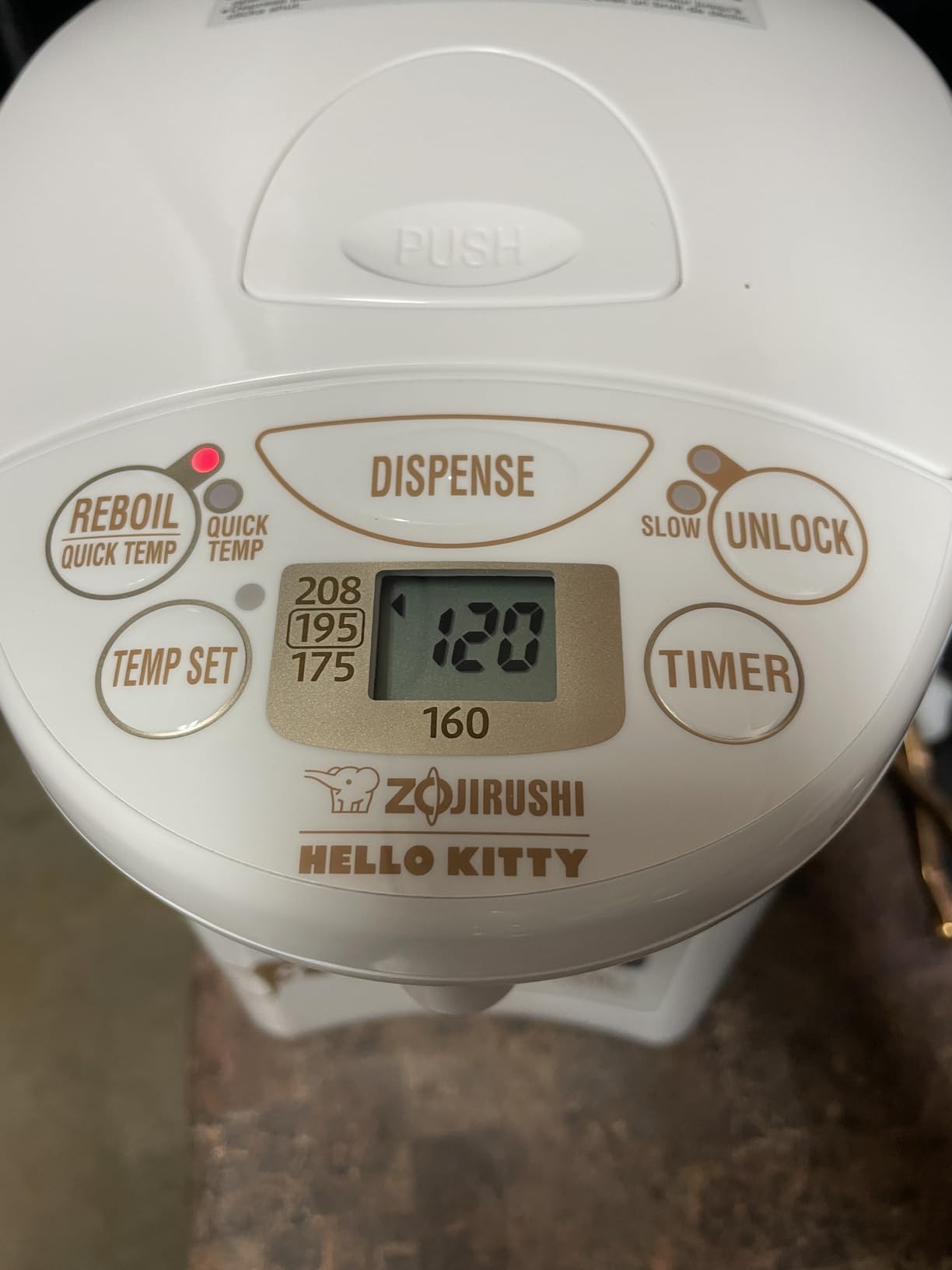 Zojirushi x Hello Kitty Limited-Edition Micom Water Boiler and Warmer with 3-Liter Storage and Adjustable Heating Settings (White) customer photo 2