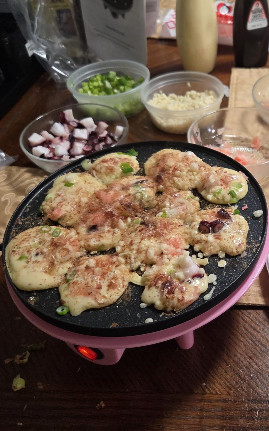 Electric Takoyaki Maker With Free Takoyaki Tools for Takoyaki Octopus Ball Cake Pop Ebelskiver 8 Inches Nonstick customer photo 1