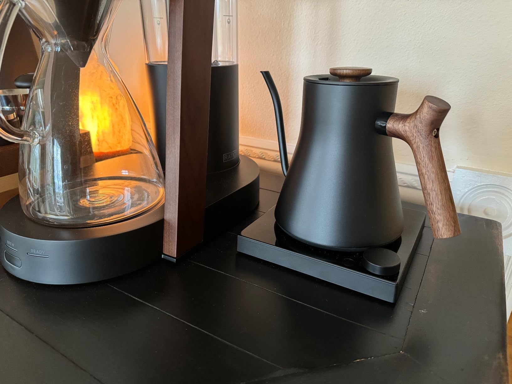 Fellow Stagg EKG Pro Studio Edition Electric Gooseneck Kettle - Pour-Over Coffee, Tea, Quick Heating, Precise Temperature Control, Scheduling, Built-in Brew Timer - Matte Black, 0.9 L customer photo 1