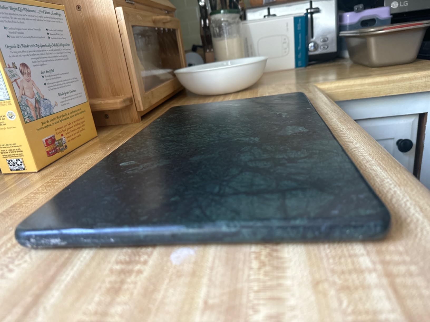 Bloomingville Marble Cheese Charcuterie or Cutting Board, Green customer photo 1
