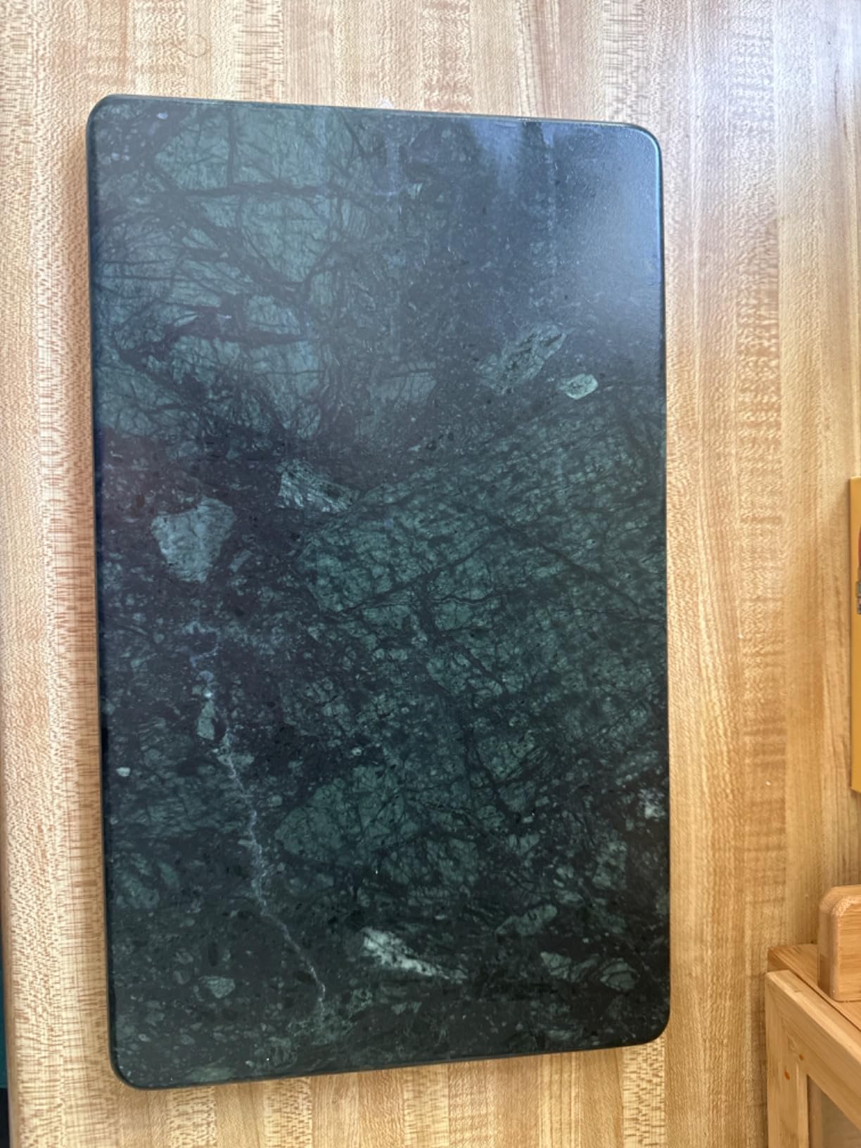 Bloomingville Marble Cheese Charcuterie or Cutting Board, Green customer photo 2